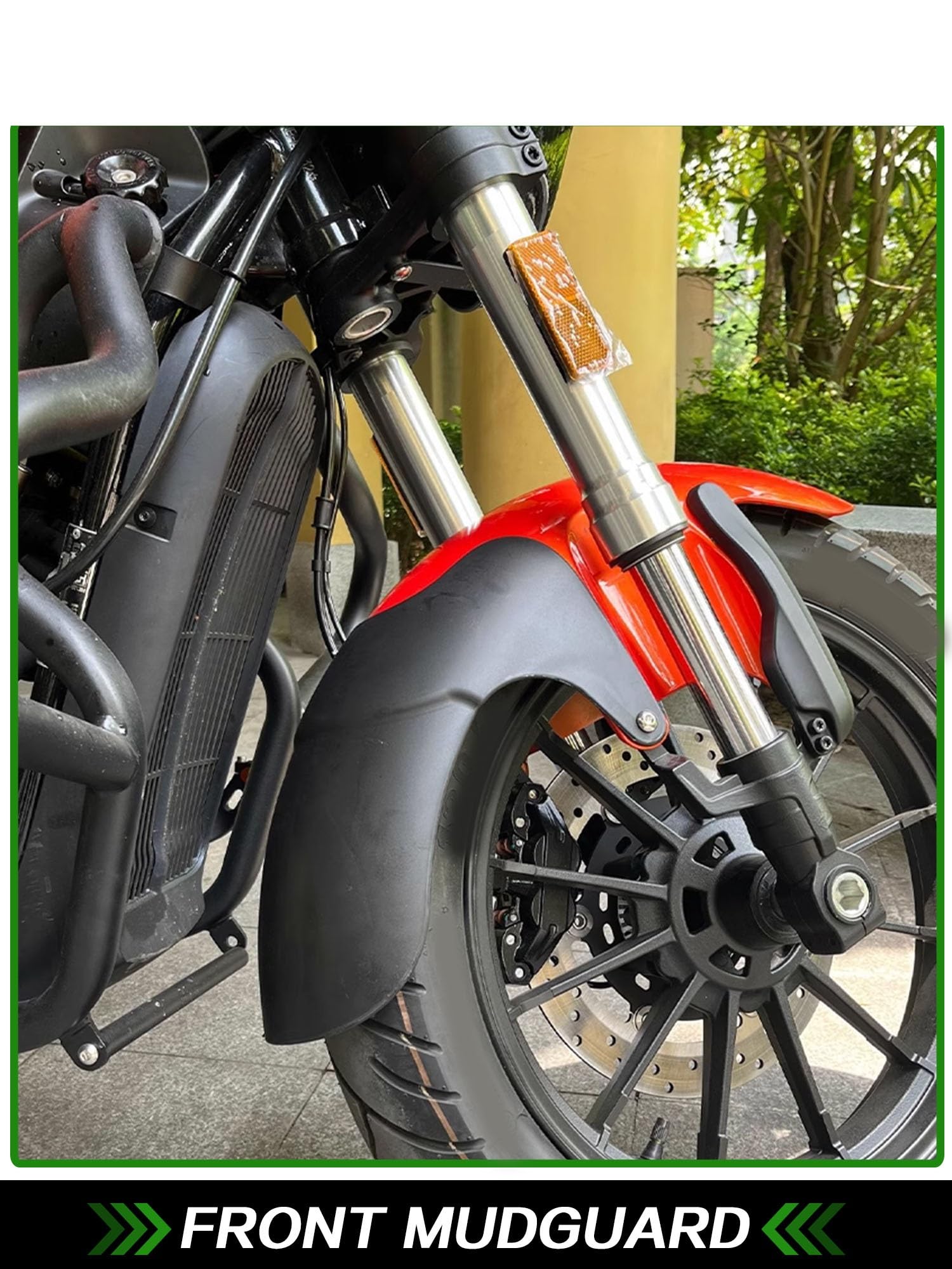 Parafango Anteriore Per QJMOTO SRV250 SRV 250 Moto Refit Allunga Fender Liquami Scudo