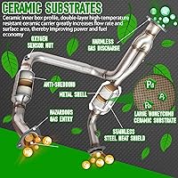 Vista 3 de Kit de convertidor catalítico delantero de ajuste directo Chevy Silverado GMC Sierra 1500 1999 2000 2001 2002 2003 2004 2005 2006 Avalanche Suburban