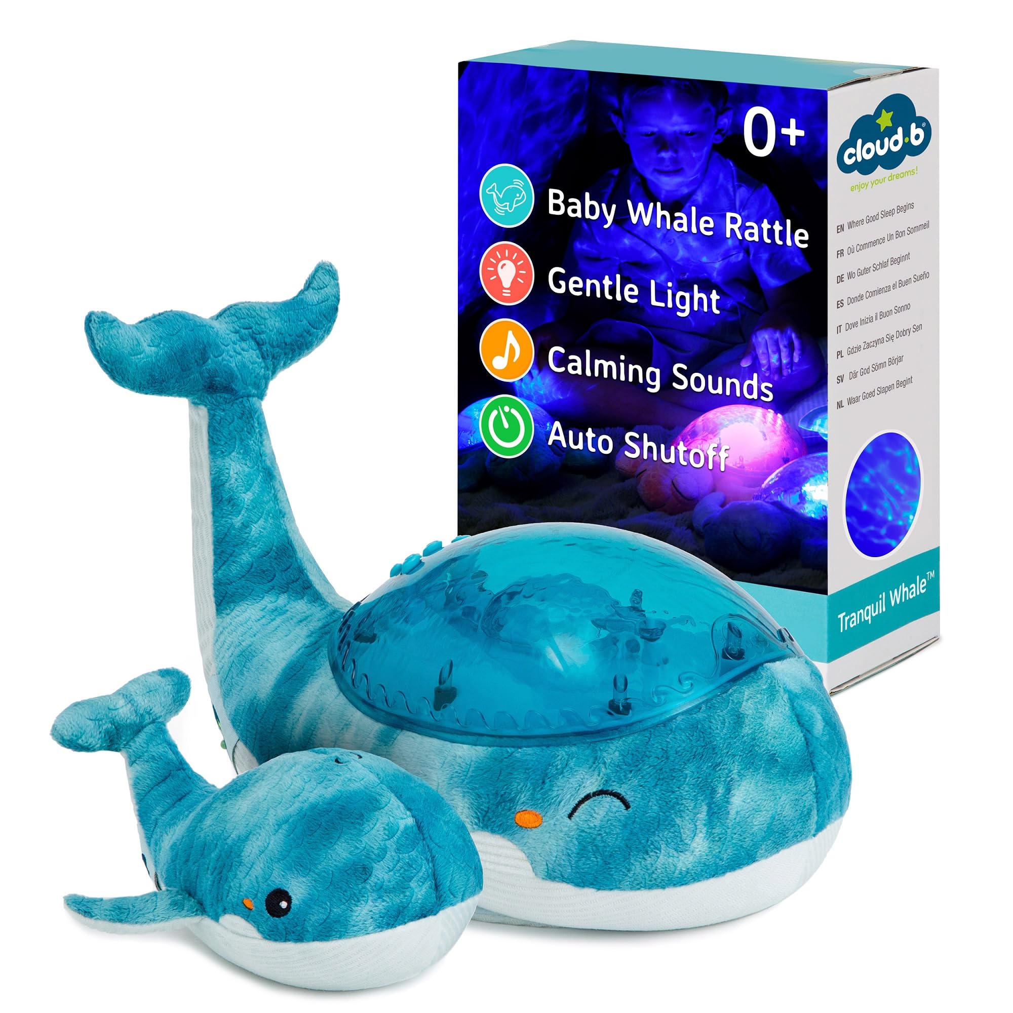 Cloud B - Tranquil Whale, Blue - (CB7901-WB), Tranquil Whale Family - Blue