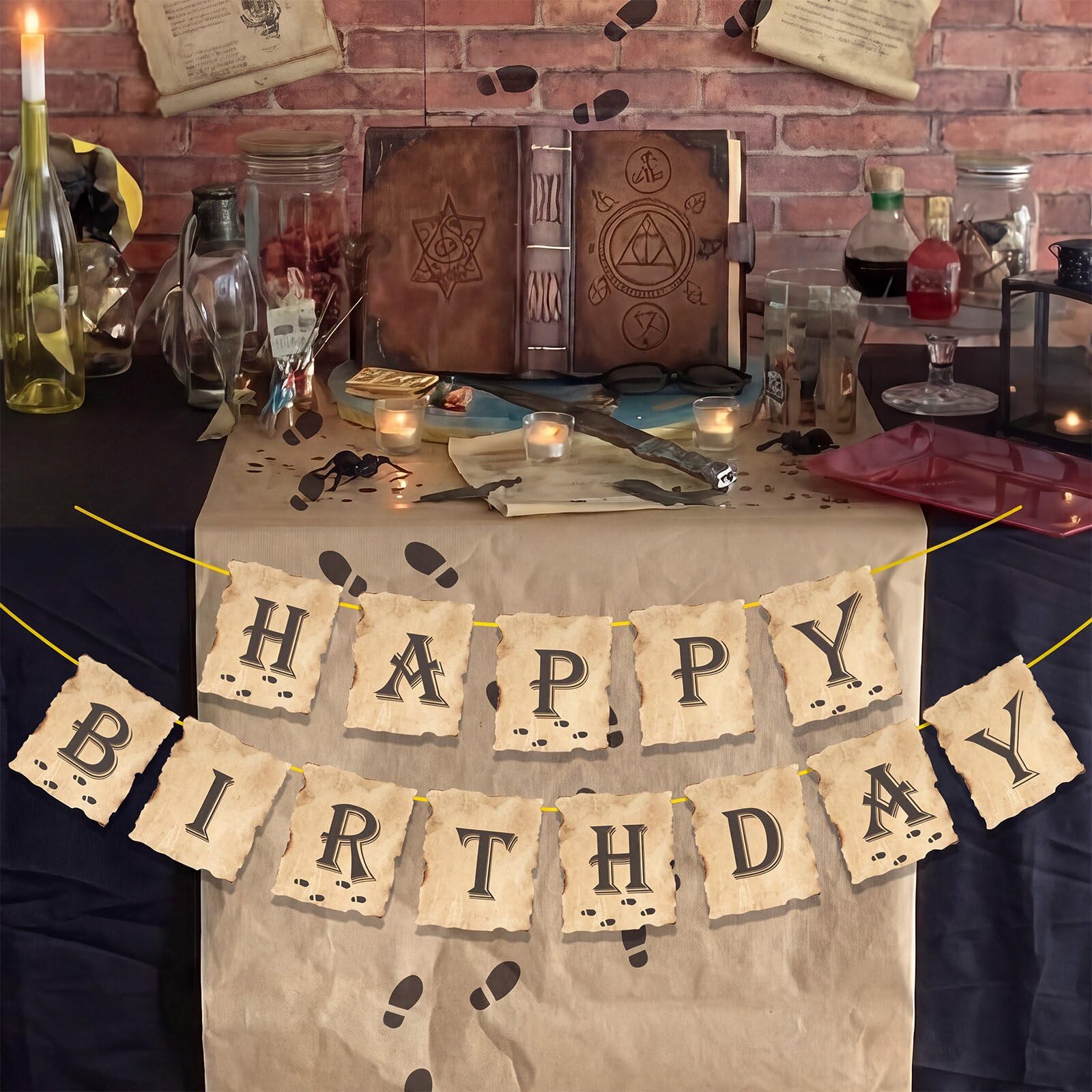 Photo 1 of Preboun 2 Pack Wizard Birthday Banner