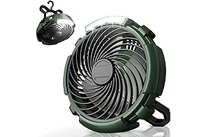Camping Fan with LED Lantern: Light Up Your Outdoor Adventures