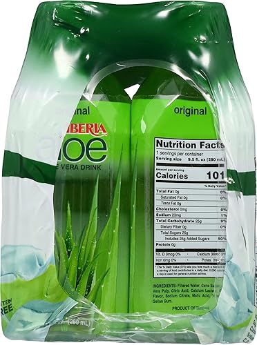 Vista 12 de Iberia Bebida de jugo de aloe vera, mango, 9.5 onzas líquidas (paquete de 6)
