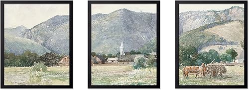 Miniatura 32 de Poster Master Póster de ilustración vintage de 3 piezas, impresión botánica retro, arte de pared sin marco de 8 x 10 pulgadas, regalo para artista,