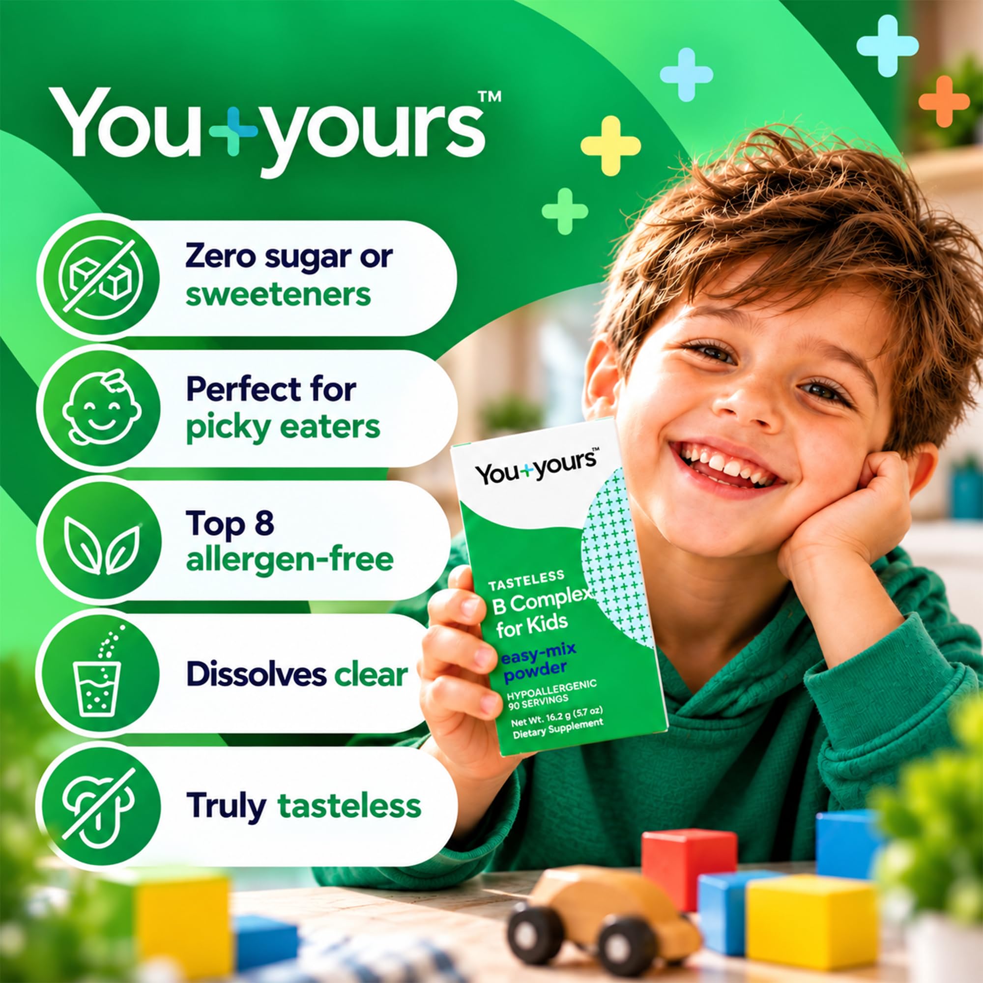 Tasteless B Complex for Kids + Toddlers- with Methylfolate and Methyl B12 — Amazon image 4