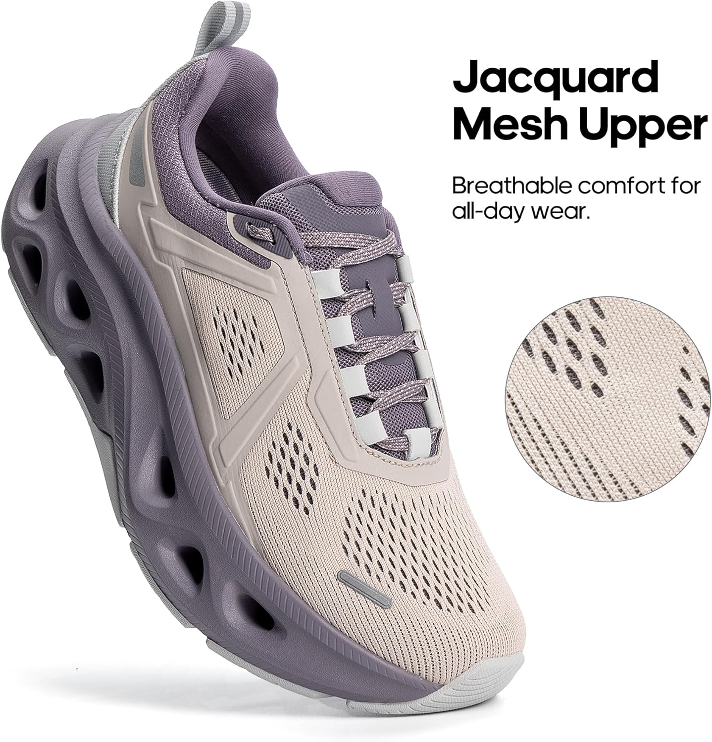 NORTIV 8 Women's Cushioning Walking Shoes Non Slip Breathable Comfortable Workout Running Tennis Jogging Gym Athletic MovePropel Fashion Sneakers - Image 5