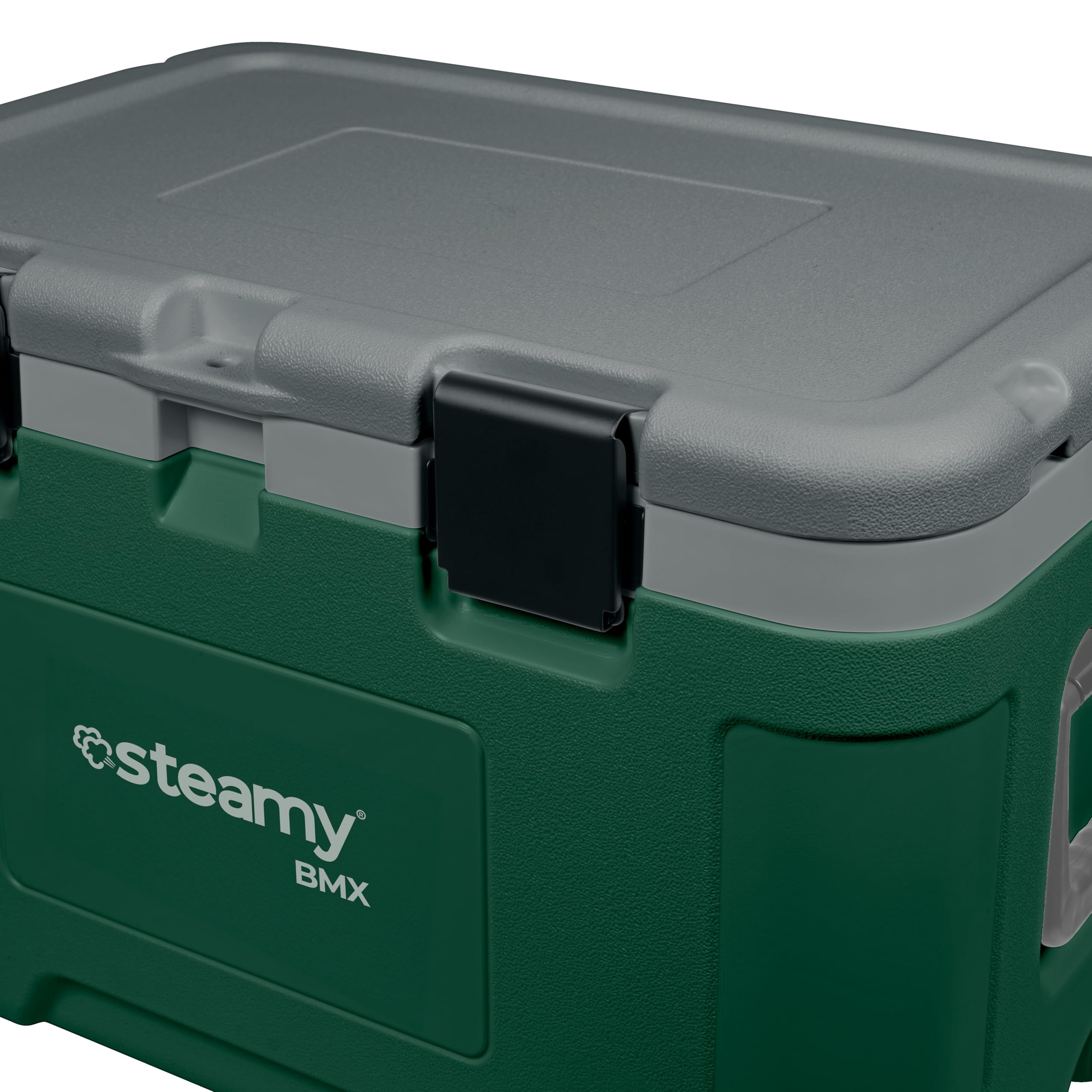 Steamy BMX 50, Frigoriferi portatile passivo, Ideale per lavoro e pranzo, 50 Litri, Verde