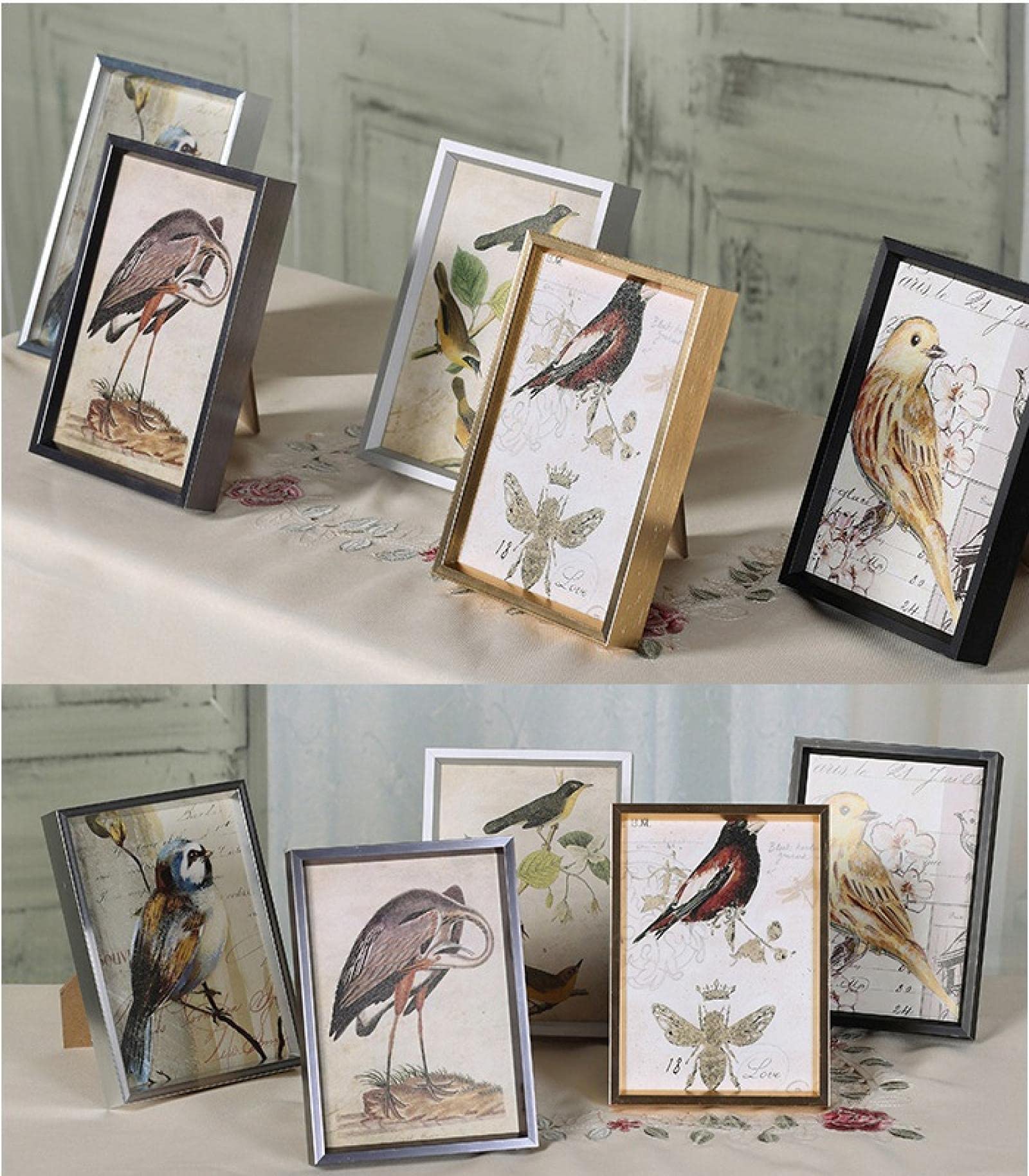 Amazon | 額縁アルミニウム合金フォトフレーム家族の結婚式の写真家の