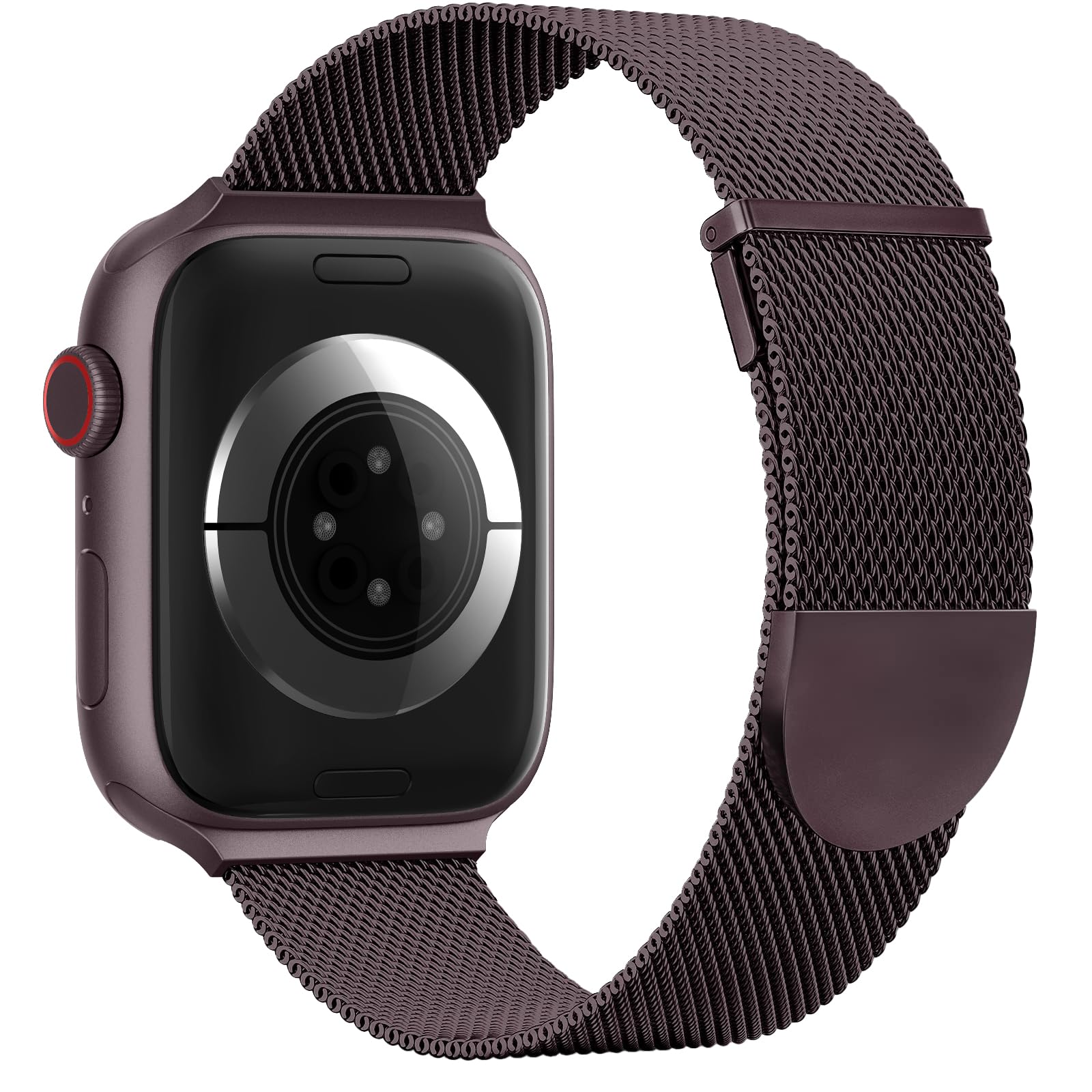 Higgs Strap Compatible with Apple Watch Straps 42mm 46mm 45mm 44mm 41mm 40mm 38mm 49mm for Women Men, Dual Magnetic Adjustable Metal Band for iWatch Series 11 10 9 8 7 6 5 4 SE Ultra 3 2 1 — view 12