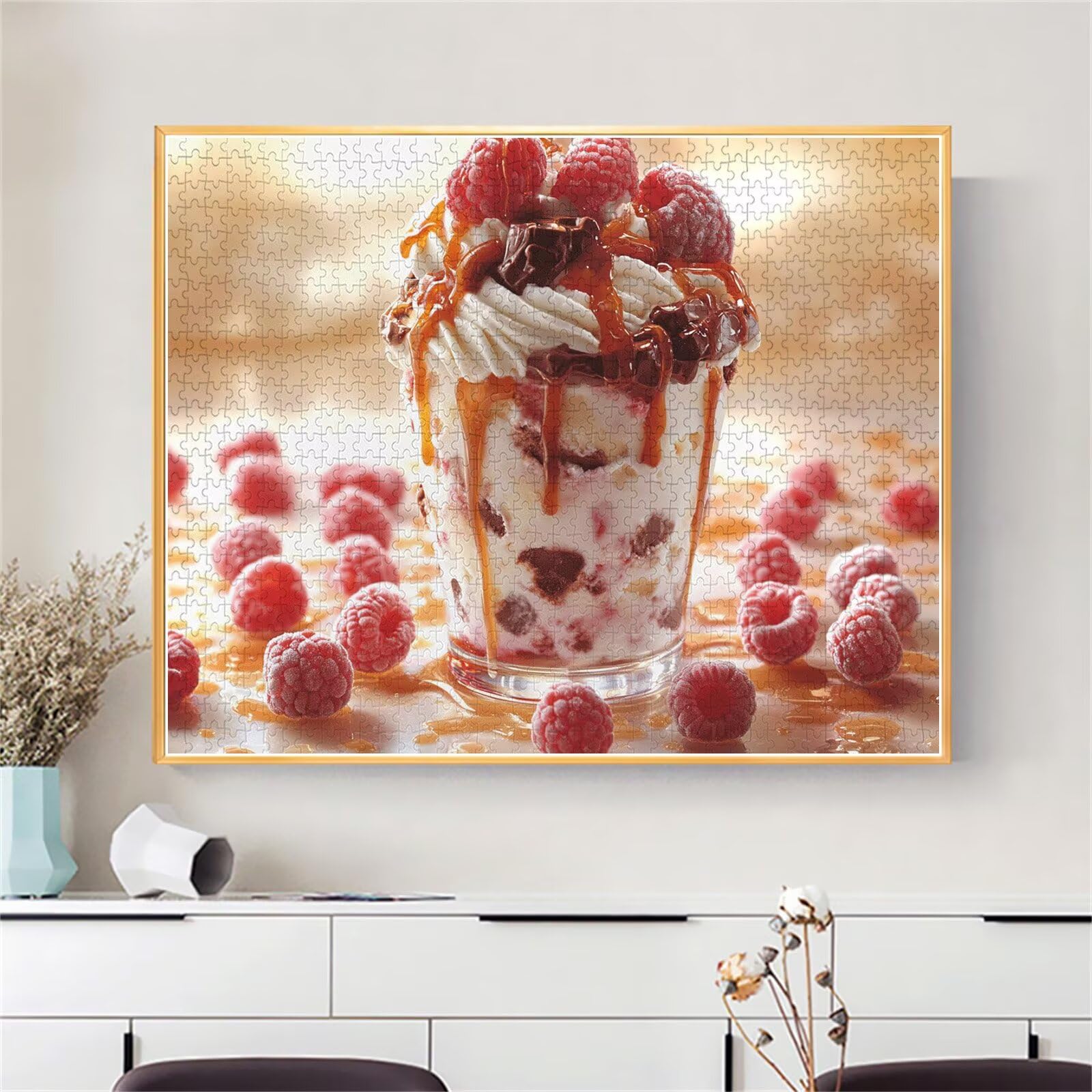 Eiscreme Puzzle für Erwachsene Kinder Anspruchsvoll 5000 teile Impossible Klassische Puzzles Schwer Nachtisch ab 8 9 10 Jahre Mädchen Jungen Jigsaw Kunst Educa, für Dekoration Geschenke 105x156cm t-13