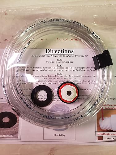 Miniatura 3 de Kit de drenaje de aire acondicionado para ventana (mini kit de 4.9ft)