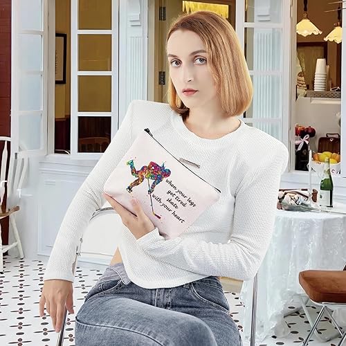 Miniatura 6 de G2TUP Bolsa de cosméticos de hockey sobre hielo, estuche de maquillaje para jugadores de hockey, regalo para niñas cuando tus piernas se cansan