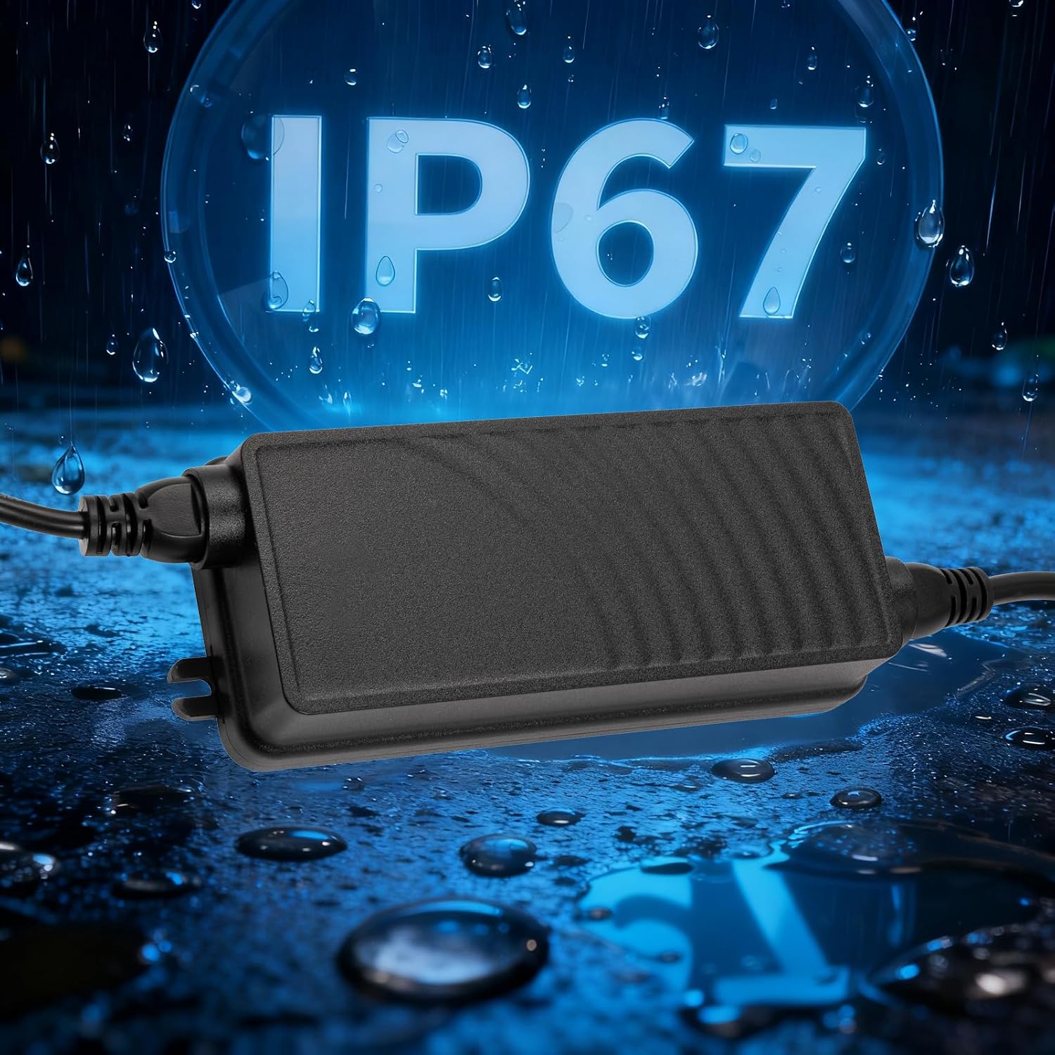 24V 4A IP67 Waterproof Power Adapter 100V-240V AC to 24V DC Switching Power Supply UL Certified Suitable for LED Strips Water Dispensers Water Purifiers and Water Pumps