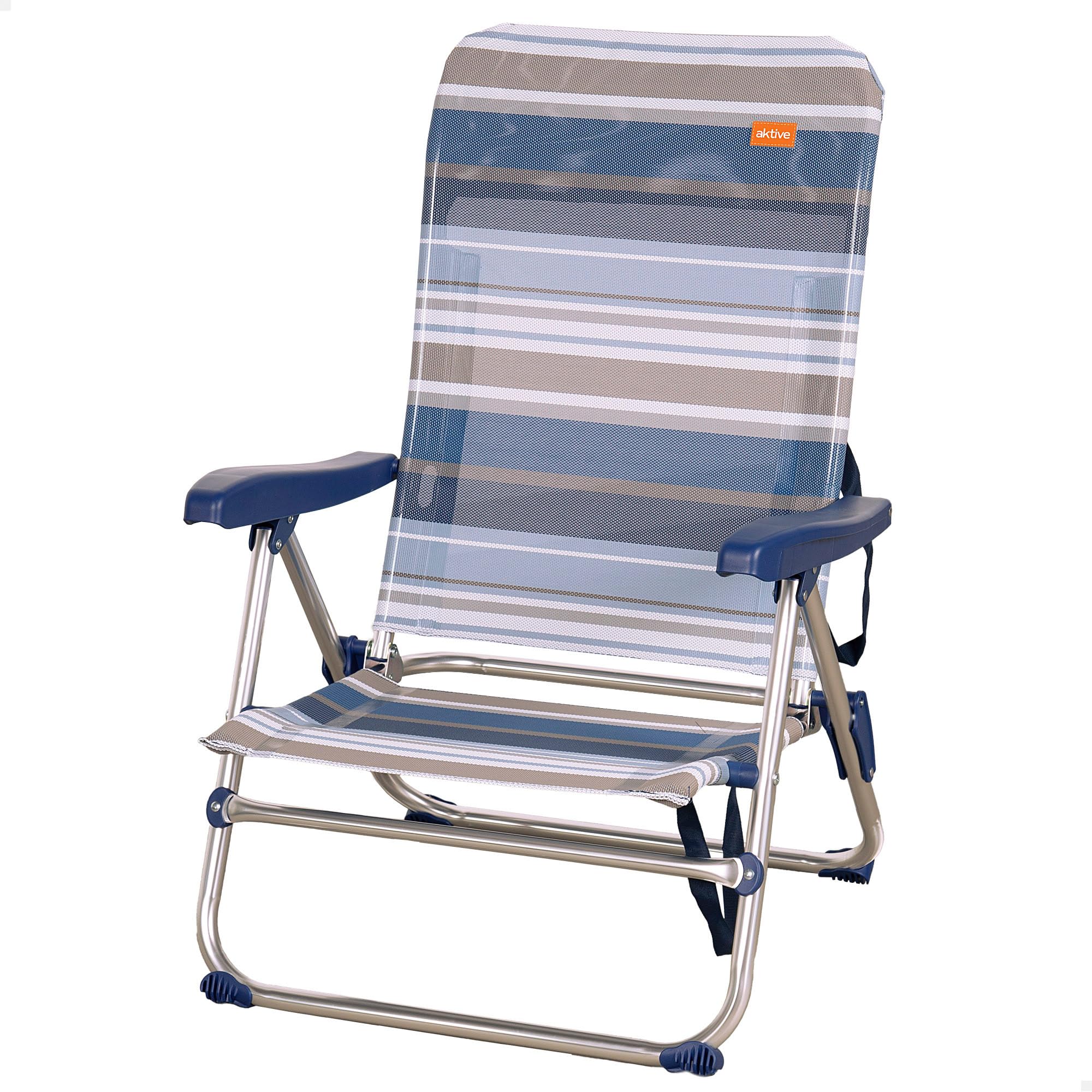Chaise de plage basse pliante dossier inclinable pour éviter le mal de dos