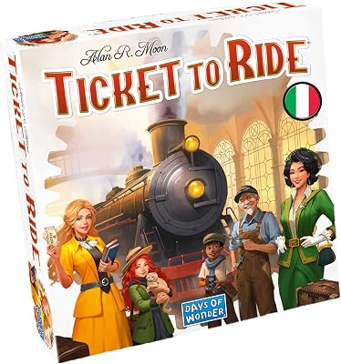 Asmodee – Ticket To Ride: Nord America (Nuova Versione) – Gioco da Tavolo