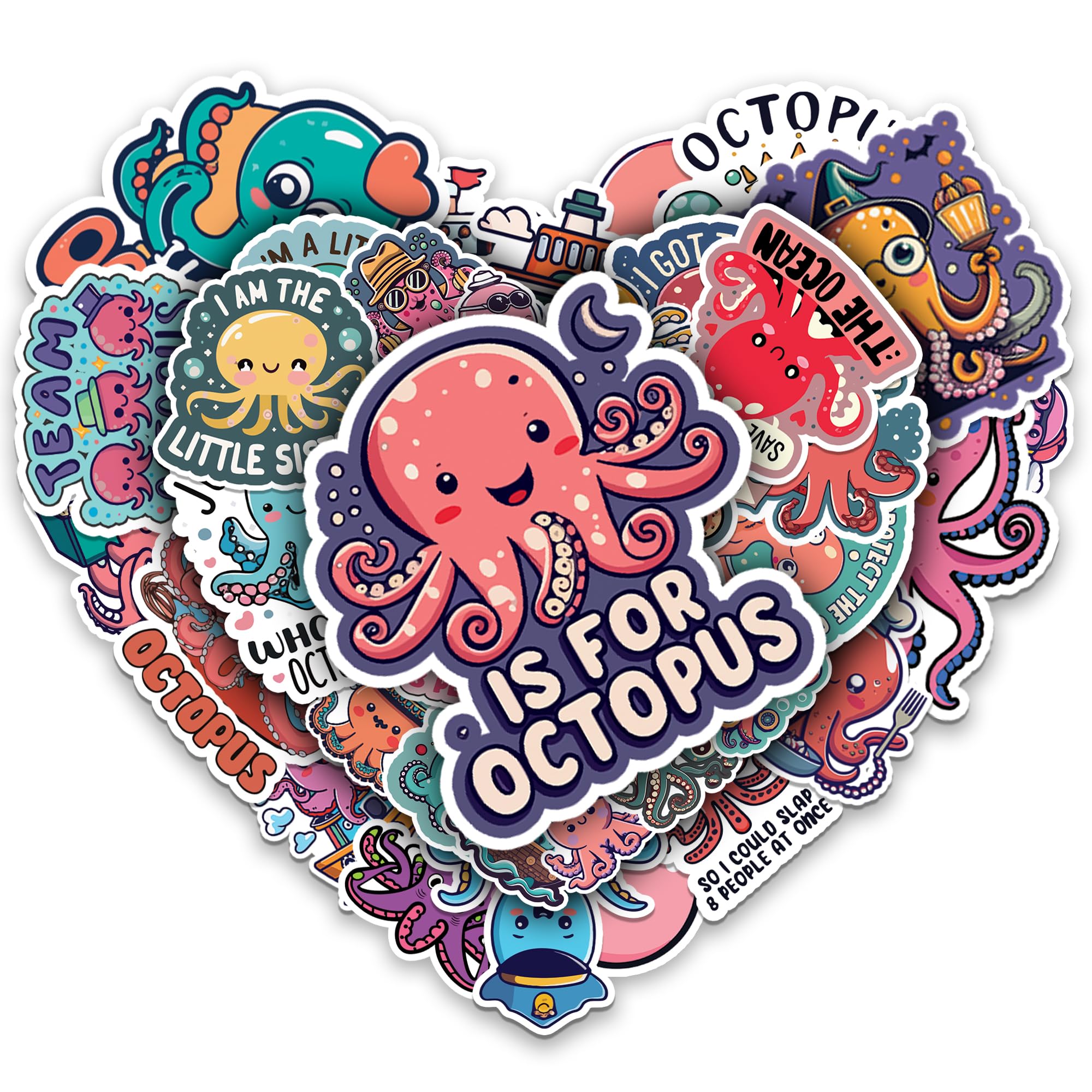 Pulpo Negro Patron De Vida Marina Calcomanías Solares De Vinilo | En Línea