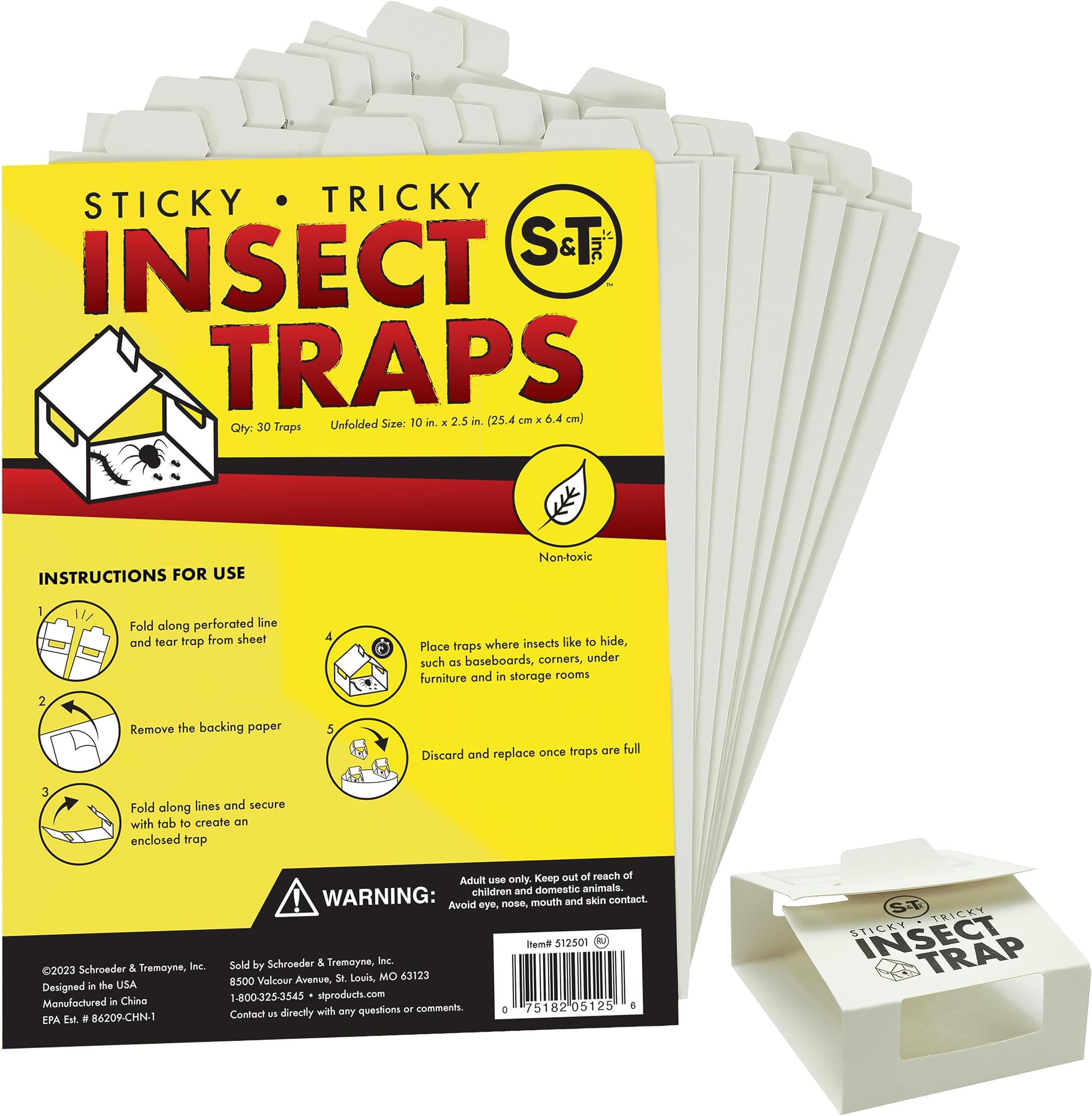 Trapper Max Glue Traps 72 Glue Boards Trap Mouse Bugs