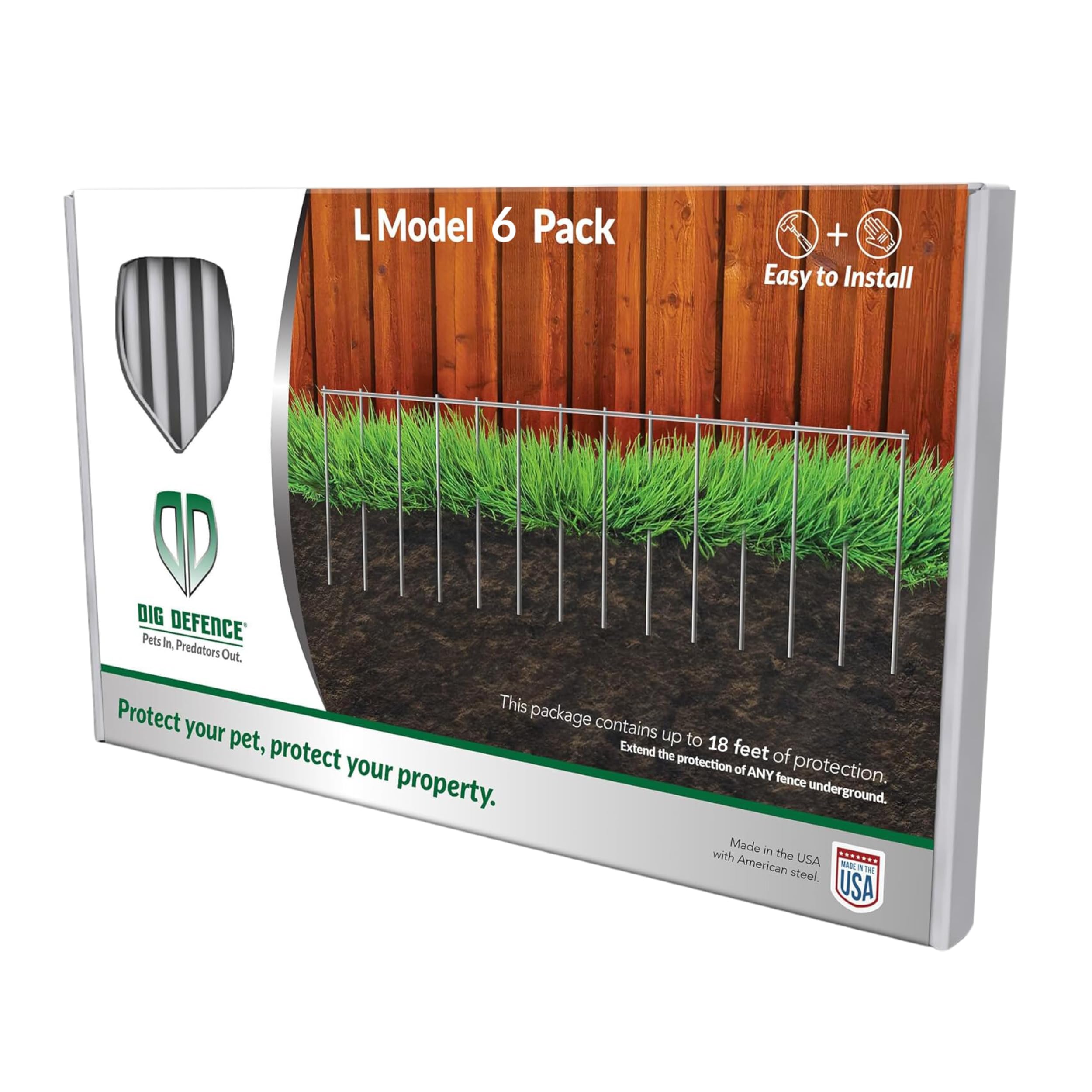 Amazon.com : Dig Defence Original Animal Barrier Fence - 32”(L) x