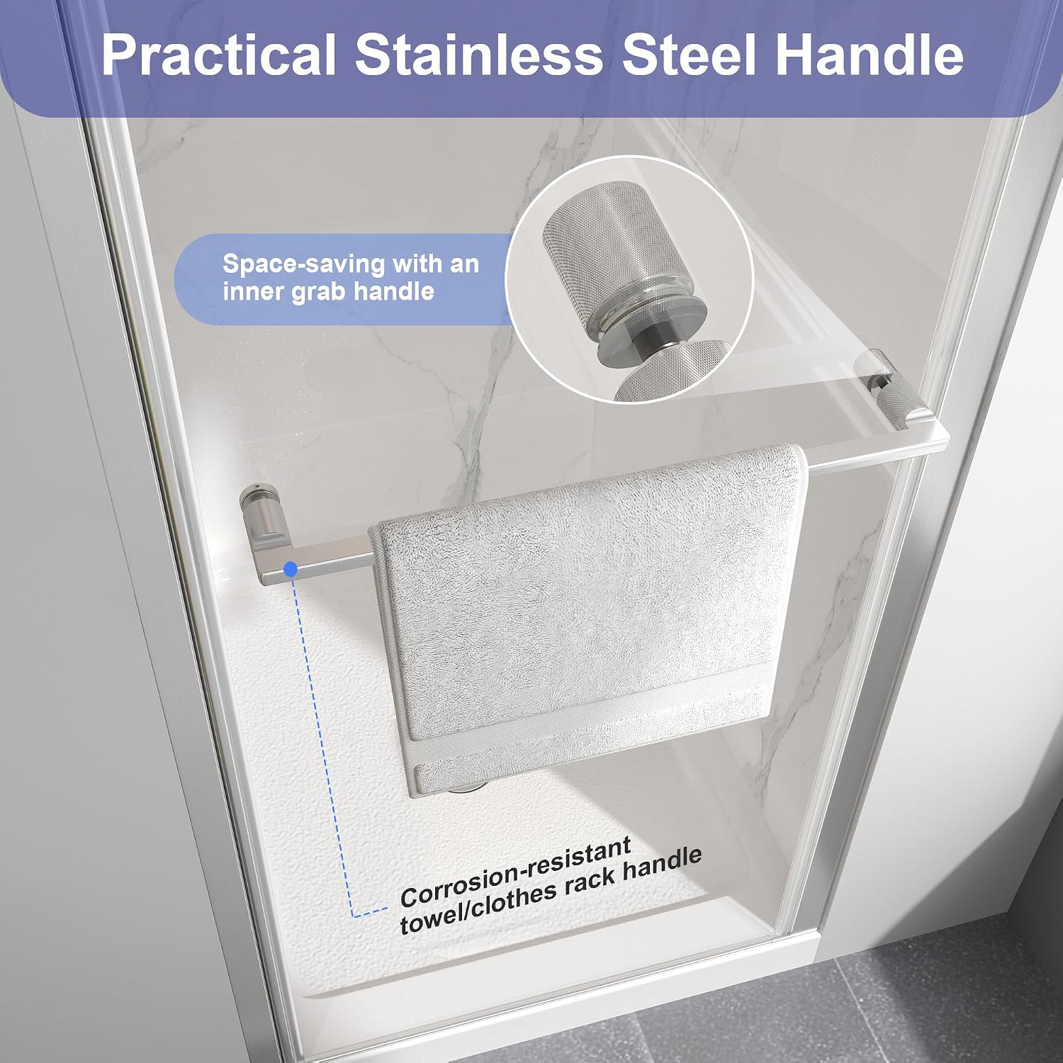 Image showing the interior mini-handle and exterior towel bar handle