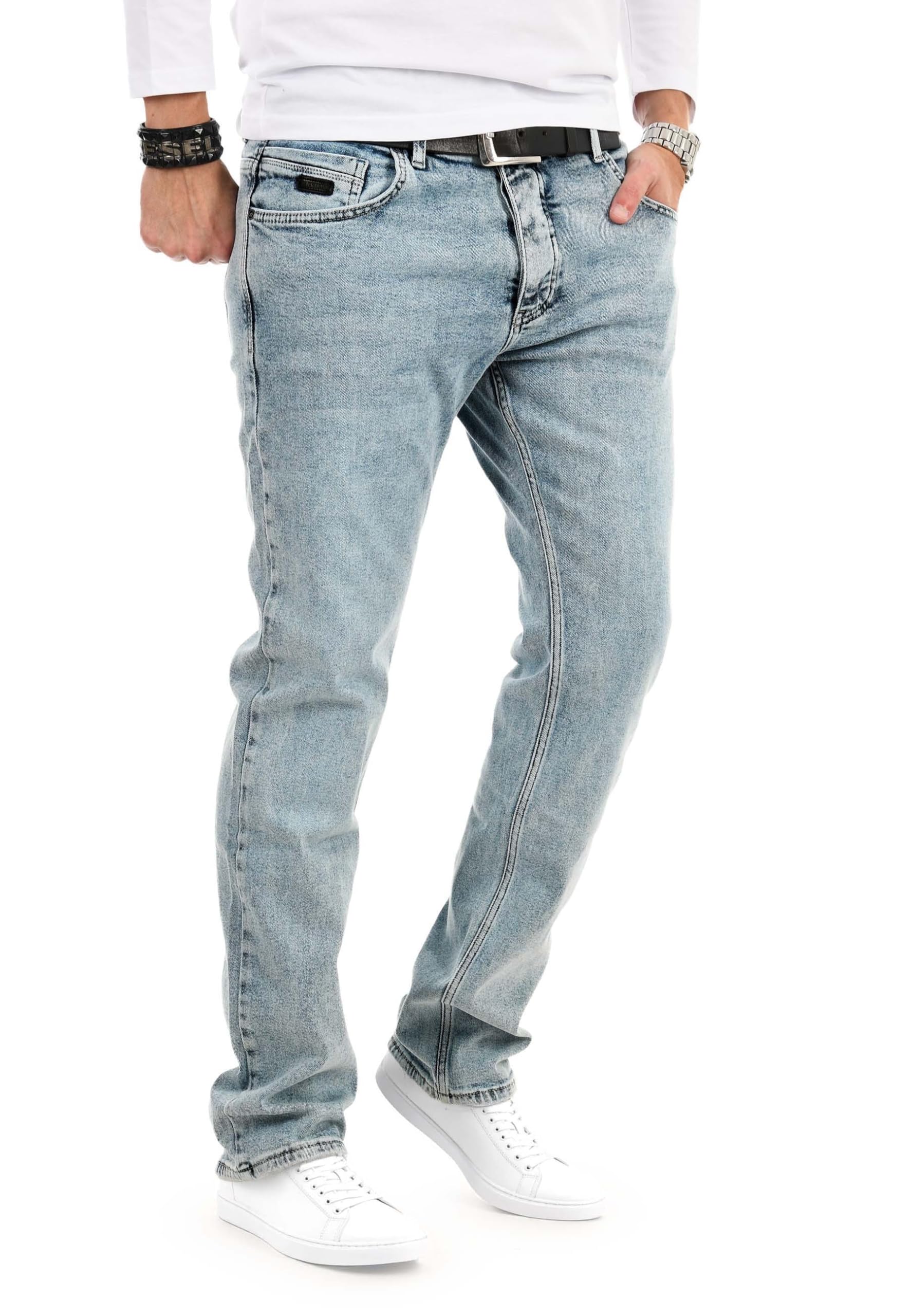ALESSANDRO SALVARINI Jeans da uomo di design, AS390-AS394