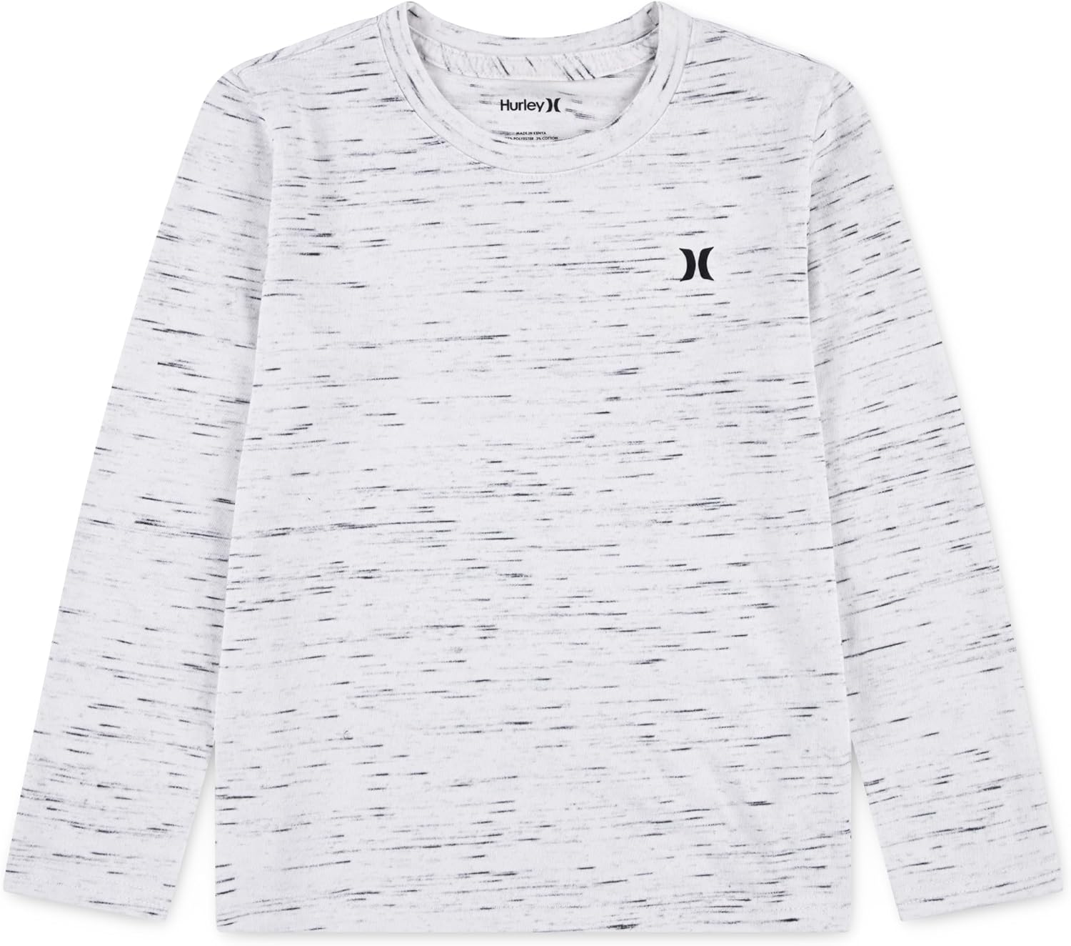 Hurley Boys Boys' Long Sleeve Soft Cloud Slub T-Shirt