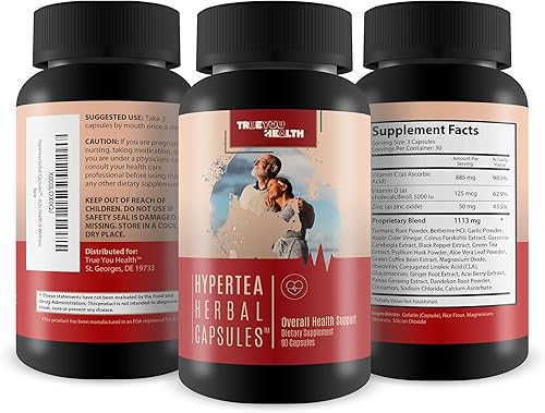 Miniatura 4 de Hypertea Cápsulas de hierbas – Apoyo general de la salud, apoyo de órganos y apoyo inmunológico – Más de 20 hierbas, vitaminas y minerales –