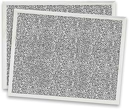 Deenz Set Of 2 Crushed Crystals Mirrored Glass Placemats Glitter Diamante Table Mats Elegant Addition To Your Home Best Gift 22x27cm