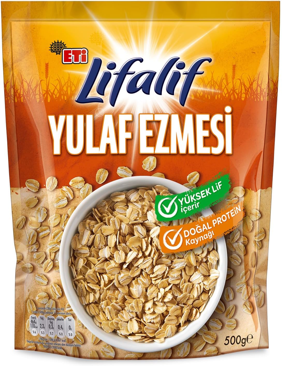 Eti Lifalif Yulaf Ezmesi 500 g - Görsel 1
