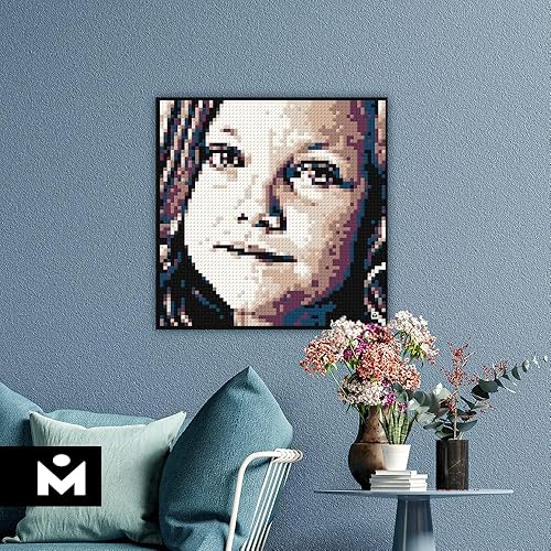 Miniatura 7 de Color S- Kit de fotos de mosaico de ladrillo entrelazado, regalo personalizado, personalizado, kit de imagen, juego de construcción, arte de píxeles