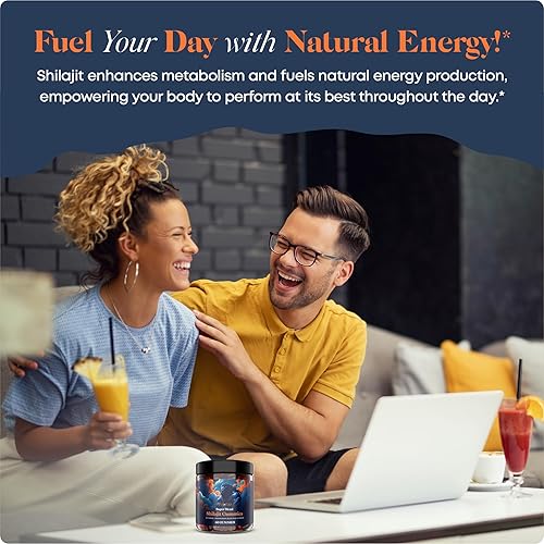 Miniatura 4 de Gomitas Shilajit Super Blend para hombres y mujeres, gomitas puras de Shilajit y Ashwagandha del Himalaya con más de 85 minerales, apoya la energía,