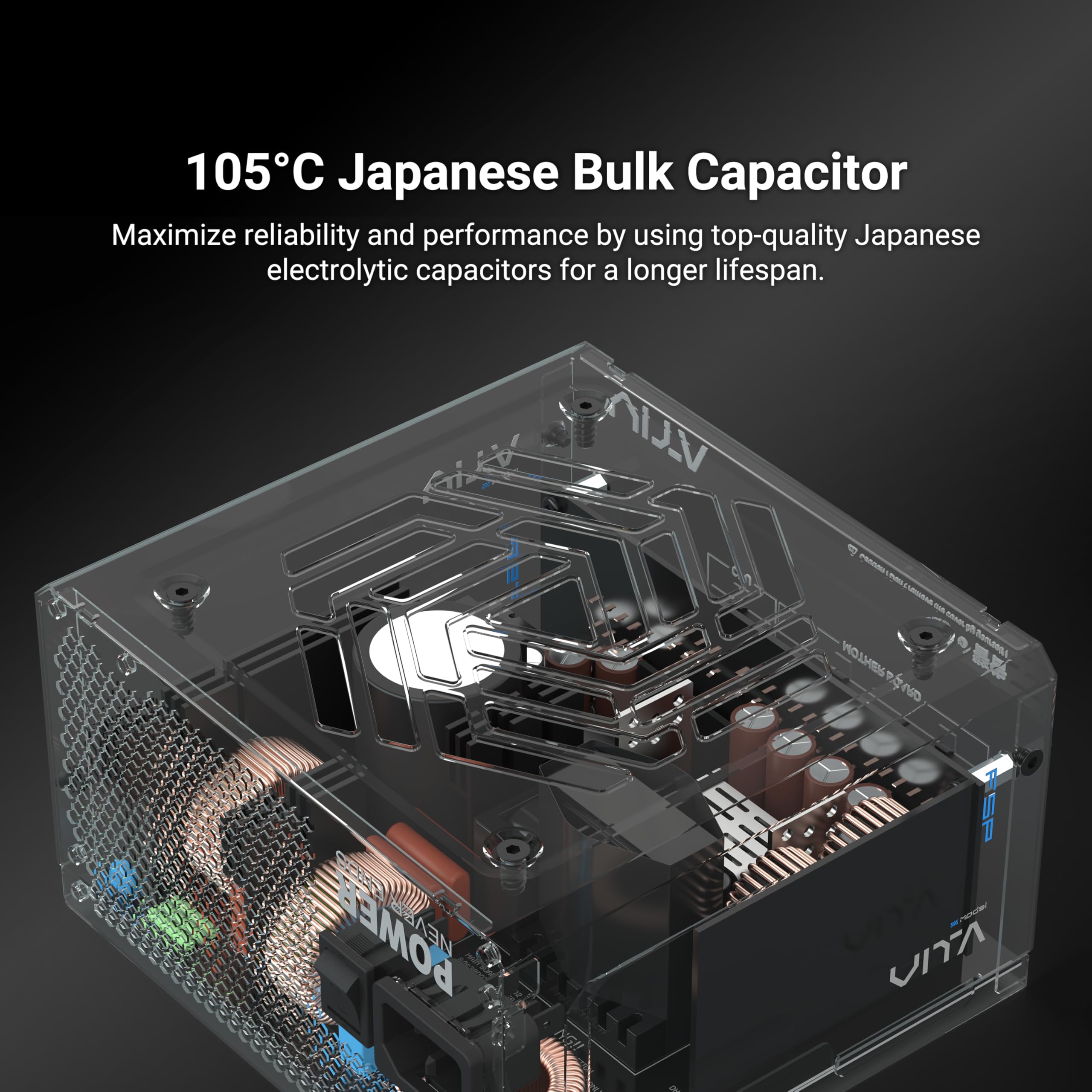 電源ユニット FSP VITA GM 1000W ATX3.1 PCI Express 5.1 Amazon | FSP VITA GM 1000W 電源、80+ ゴールド、ATX 3.1 PCIe 5.1