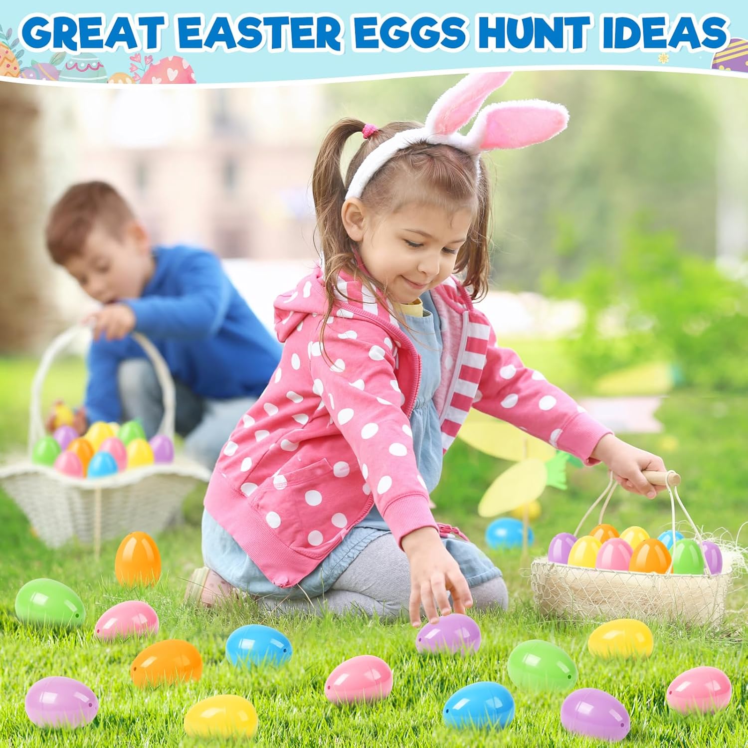 24 Pack Prefilled Easter Eggs with Toys Inside, Filled with Assorted Squishy Toys & Pop Keychains, Surprise Plastic Eggs for Easter Hunt, Kids Basket Stuffers, Easter Party Favors Bulk for Boys Girls