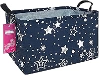 Vista 1 de Cesta de almacenamiento rectangular de tela, organizador de cesta para juguetes, libros, ropa, regalos, mascotas - Perfecta para el hogar, oficina