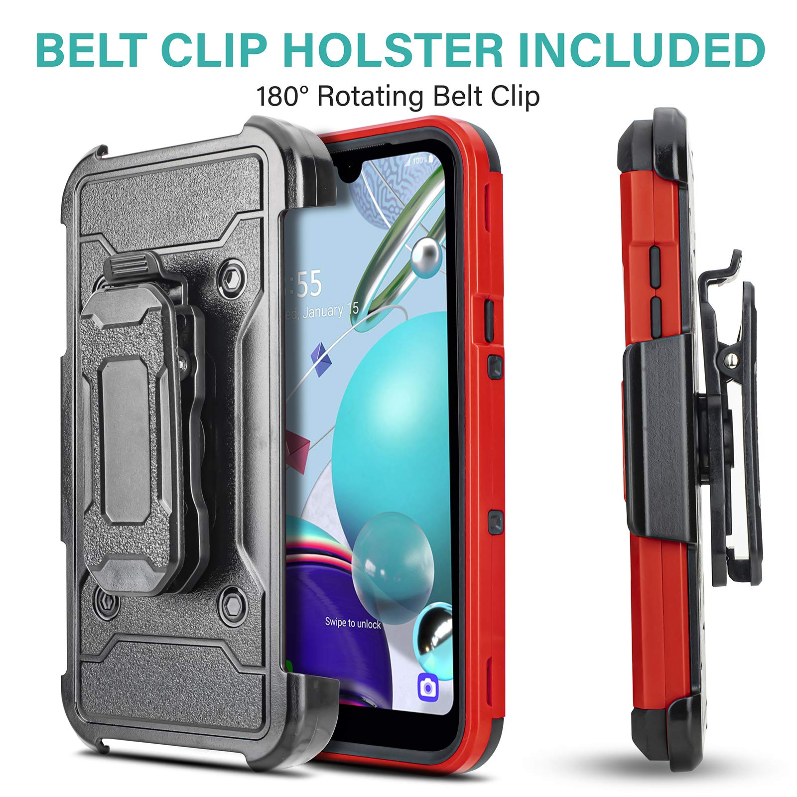 Funda Protectora De Teléfono De Moda Loca Para LG Rebel K31