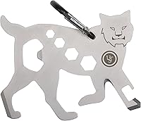 Vista 10 de UST Tool-a-Long - Mosquetones multiherramienta con construcción duradera y compacta de acero inoxidable para senderismo, kayak, campamento, viajes