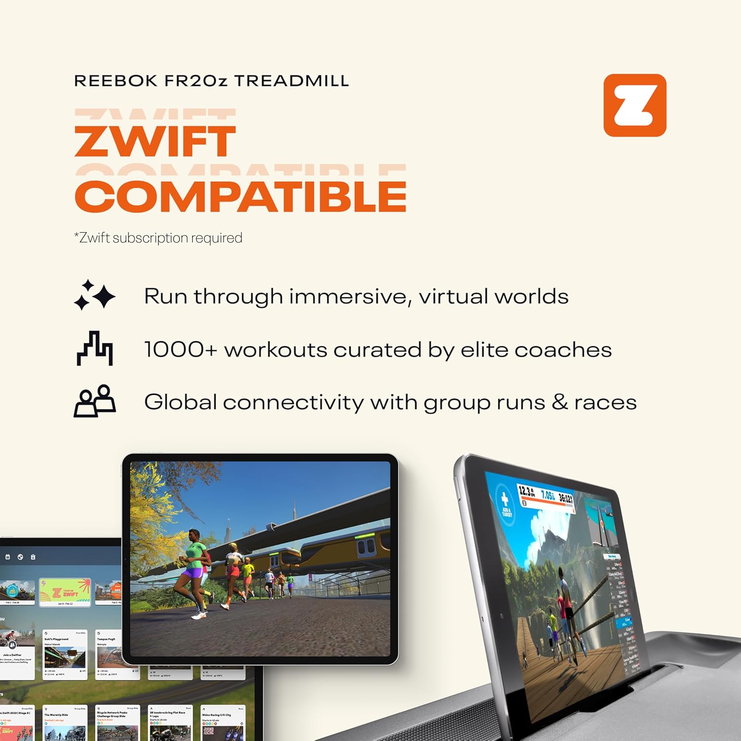 Reebok FR20z Treadmill Kinomap compatibility