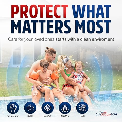 Miniatura 3 de LifeSupplyUSA Filtro de repuesto para piscina Pleatco Pentair CCP320, PCC80-PAK4, Unicel C-7470, R173573, Filbur FC-1976, 178580, 817-0081,