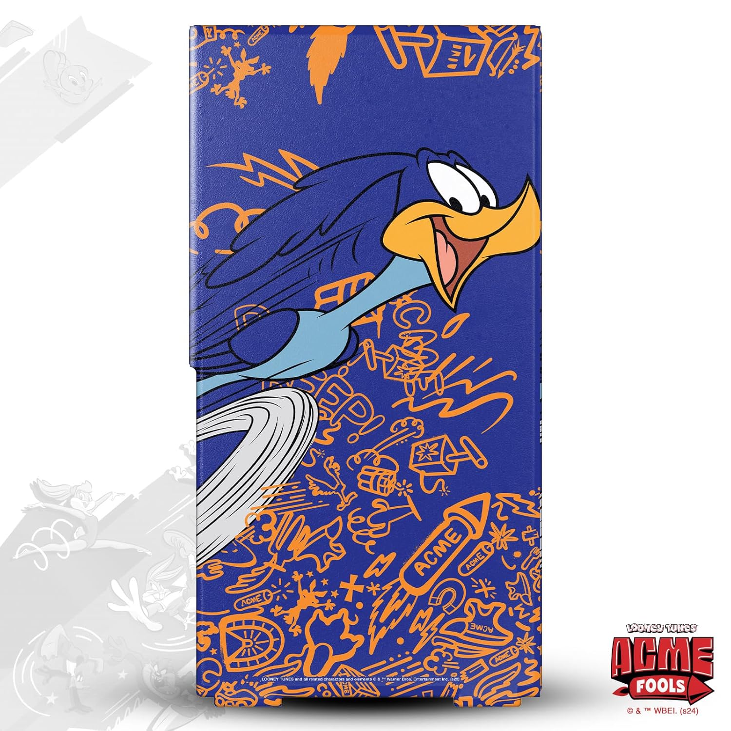 Head Case Designs Officially Licensed Looney Tunes Road Runner Graphics and Characters Game Console Wrap and Game Controller Skin Bundle Compatible With Xbox Series X