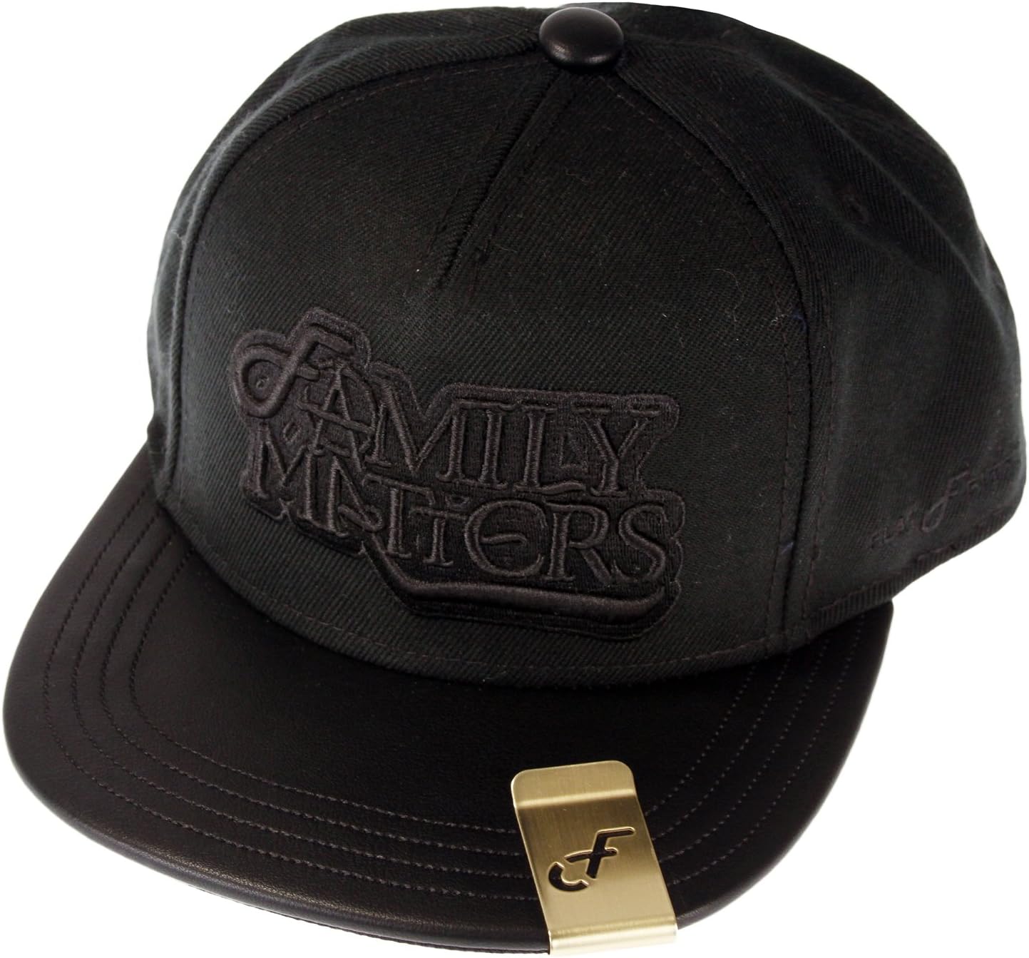 Family Matters Snapback Cap (OSFA, Black)
