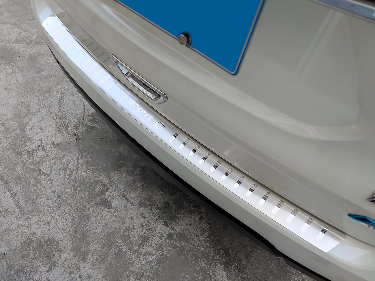 GZBFTDH Car Stainless Steel Trunk Door Sill Guard, for Nissan X-Trail 2014-2020 Exterior Accessories, Auto Trunk Rear Bumper Plate Protector Parts