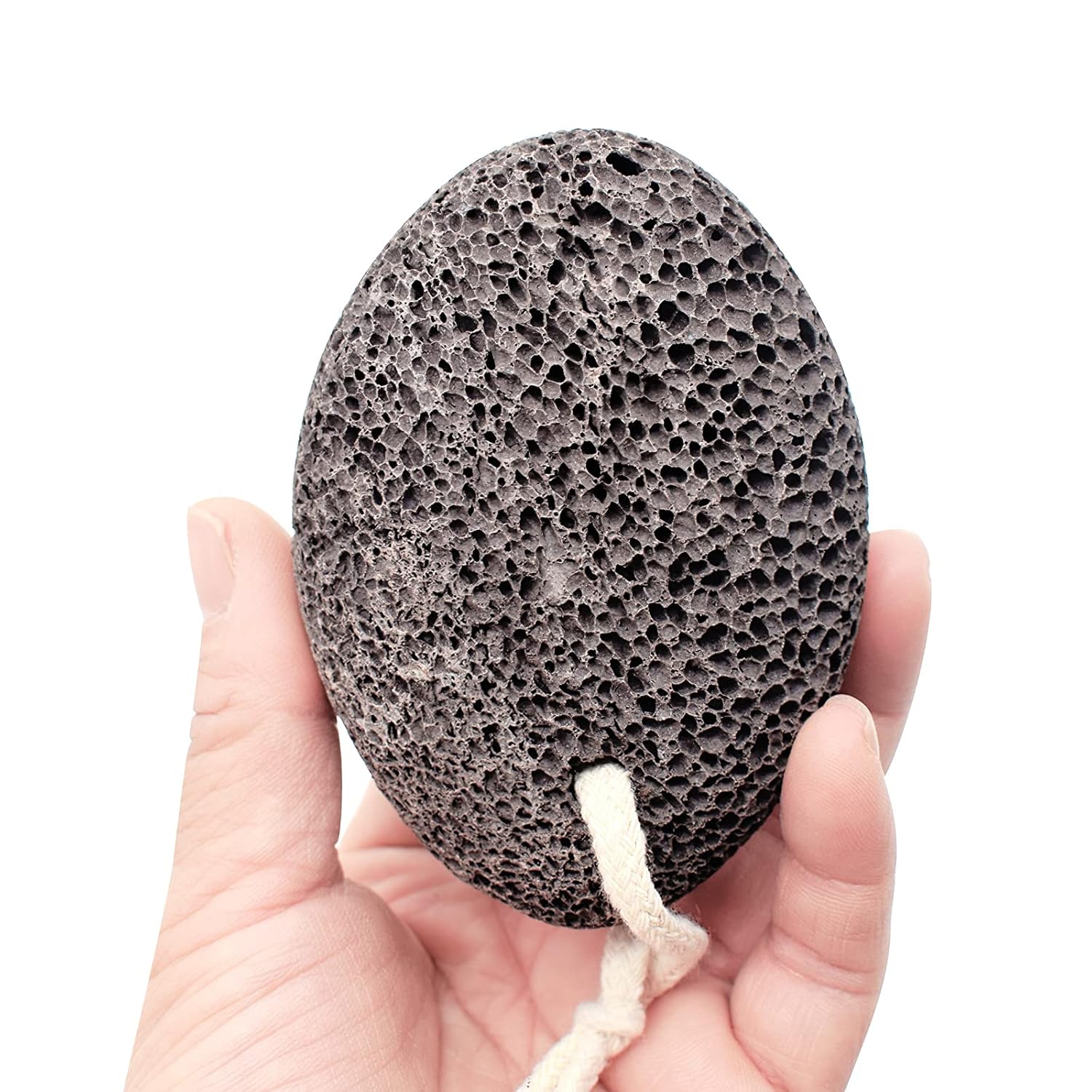 Pumice Stone for Feet, Elbows, and Hands – Foot Scrubber, Scraper, or Callus Remover with Rope for Hanging Helps Smooth Rough, Dry Skin and Corns – Spa and Pedicure Supplies and Gifts by Brantens: Beauty