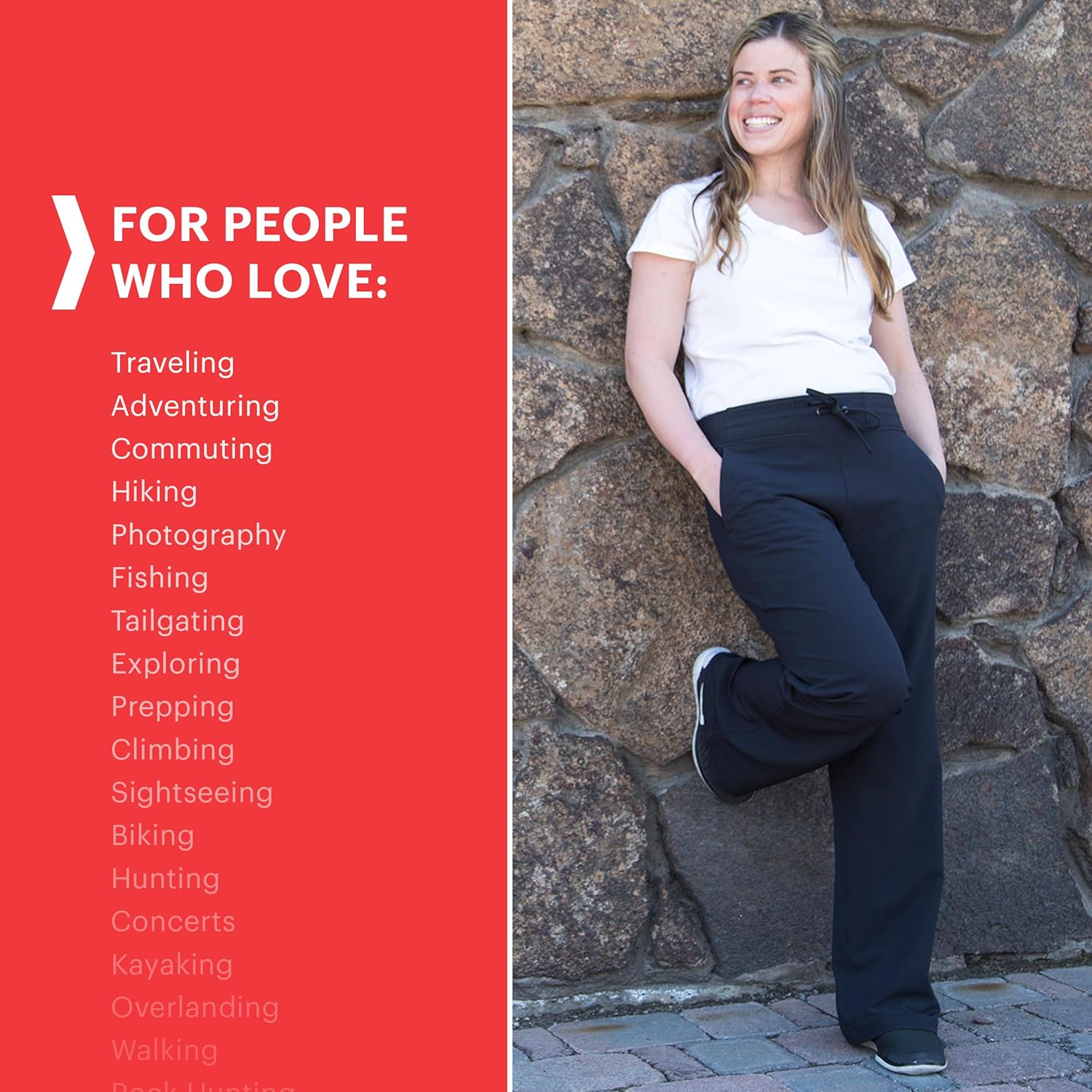 SCOTTeVEST Margaux Yogaux Pant for Women - 7 Hidden Pockets - Lightweight Yoga for Travel & More - Image 2