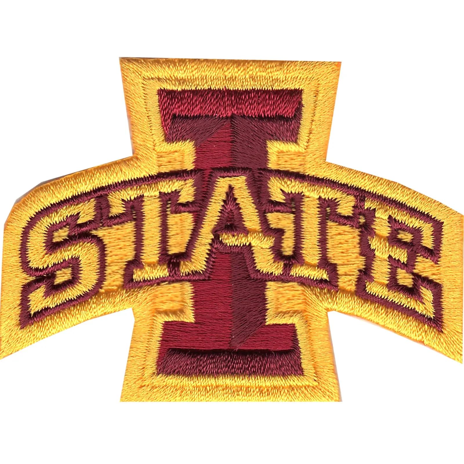 Iowa State Patch Primary Logo College Iron On Embroidered