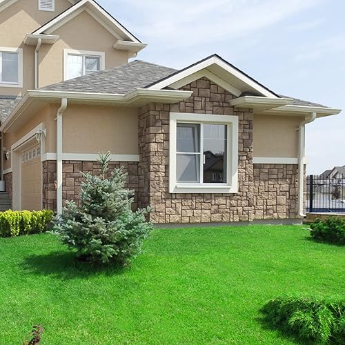 Miniatura 7 de ZGR - Alfombra de césped artificial de 3 x 7 pies, 0.8 pulgadas, césped realista de alta calidad para jardín, patio, paisaje del hogar, parque