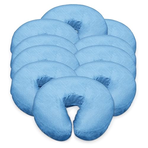 London Linens Paquete de 10 mesas de masaje de franela extra gruesas de alta calidad 100  algodón fundas para cuna cómodas incluye 10 piezas azul disponible en Yaxa Colombia
