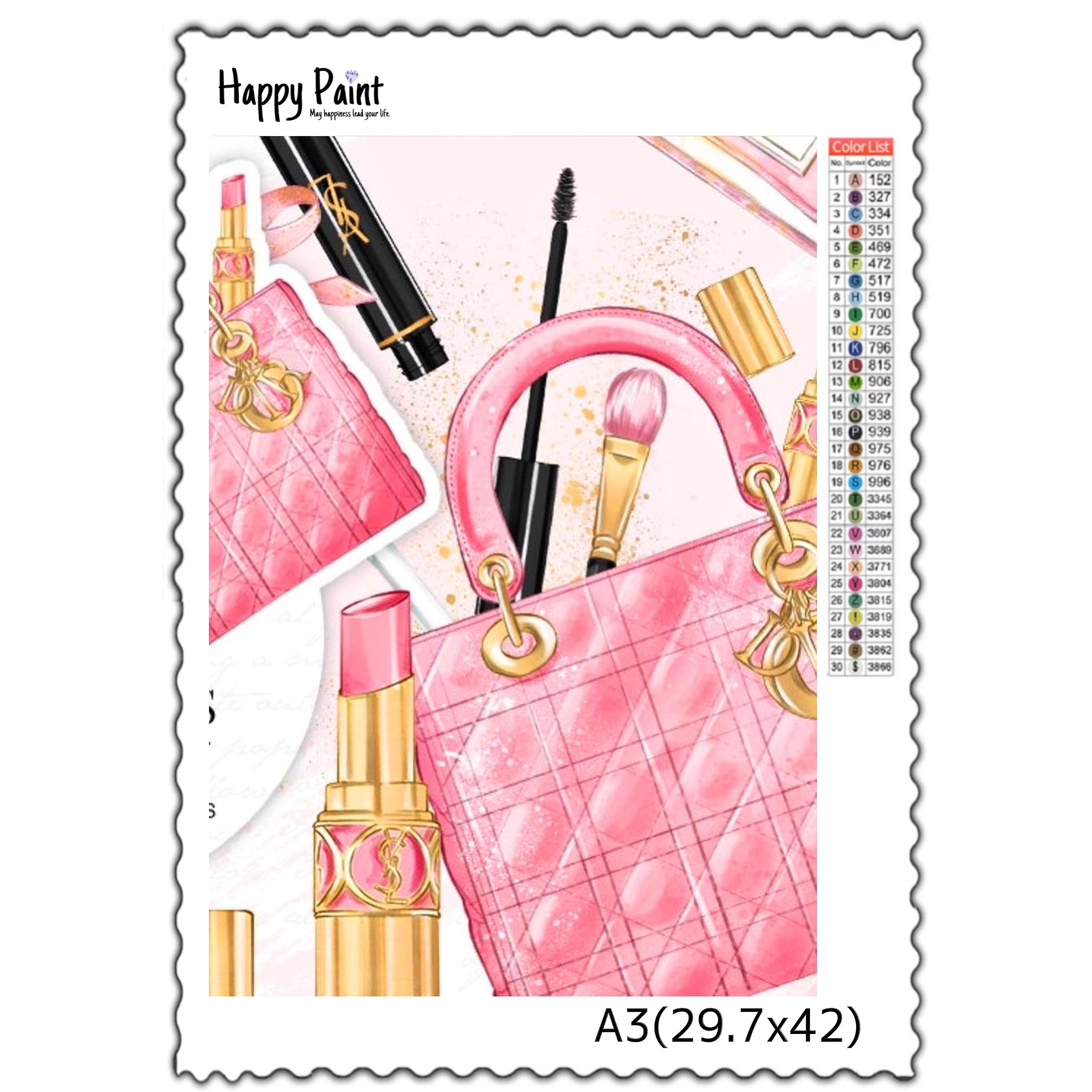 Happy Paint ダイヤモンドアート A3 おもちゃ カラフル／1789 Happy Paint ダイヤモンドアート A3 おもちゃ カラフル／1789