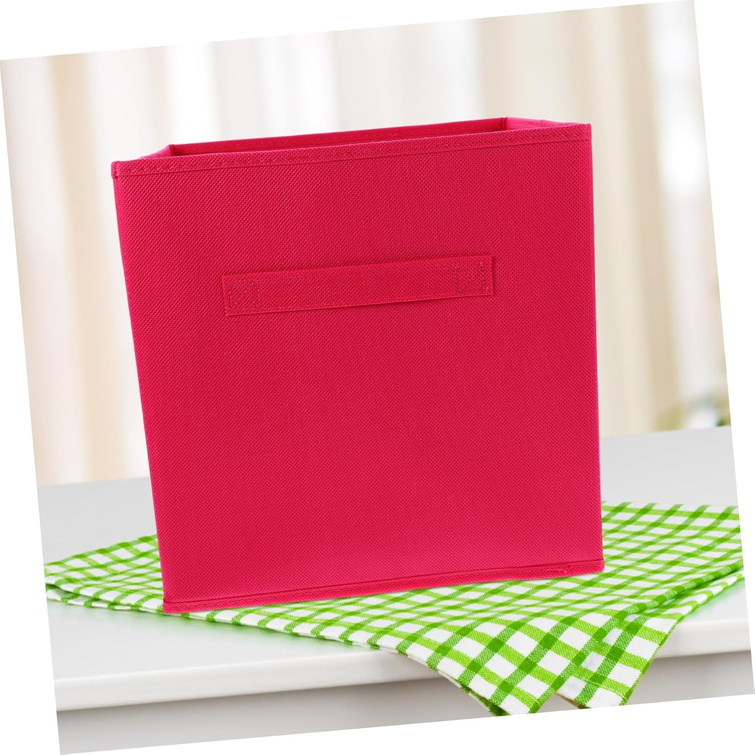 POPETPOP 4pcs Foldable Fabric Storage Bins for Nursery and Closet Organizer Toy Storage Basket and Cube Organizer Design for Efficient Home Organization