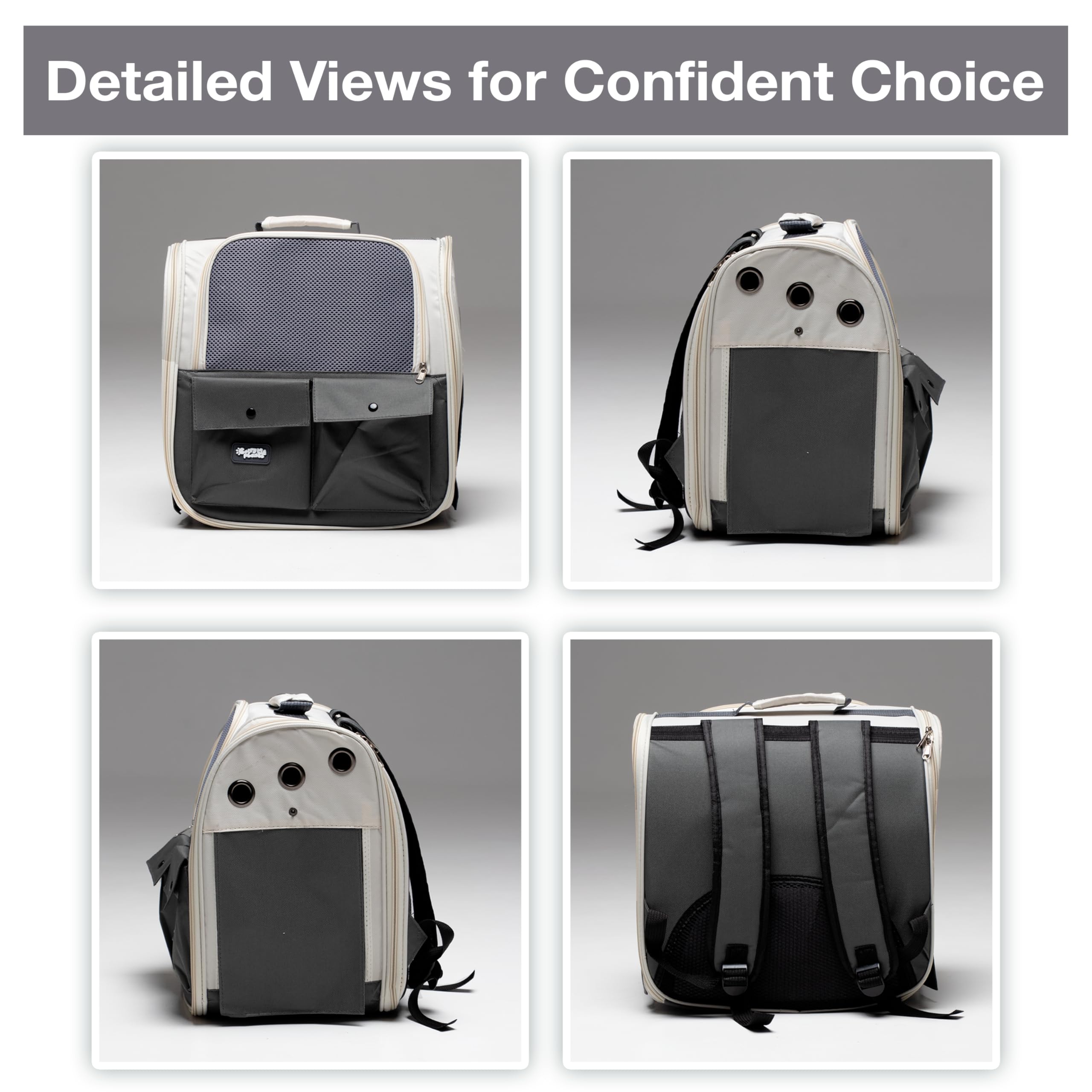 Pet Carrier Backpack for Cats & Dogs up to 22 LBS – Airline Approved Cat Carrier Bag – Ventilated Design for Travel, Hiking & Vet Transport - image 6