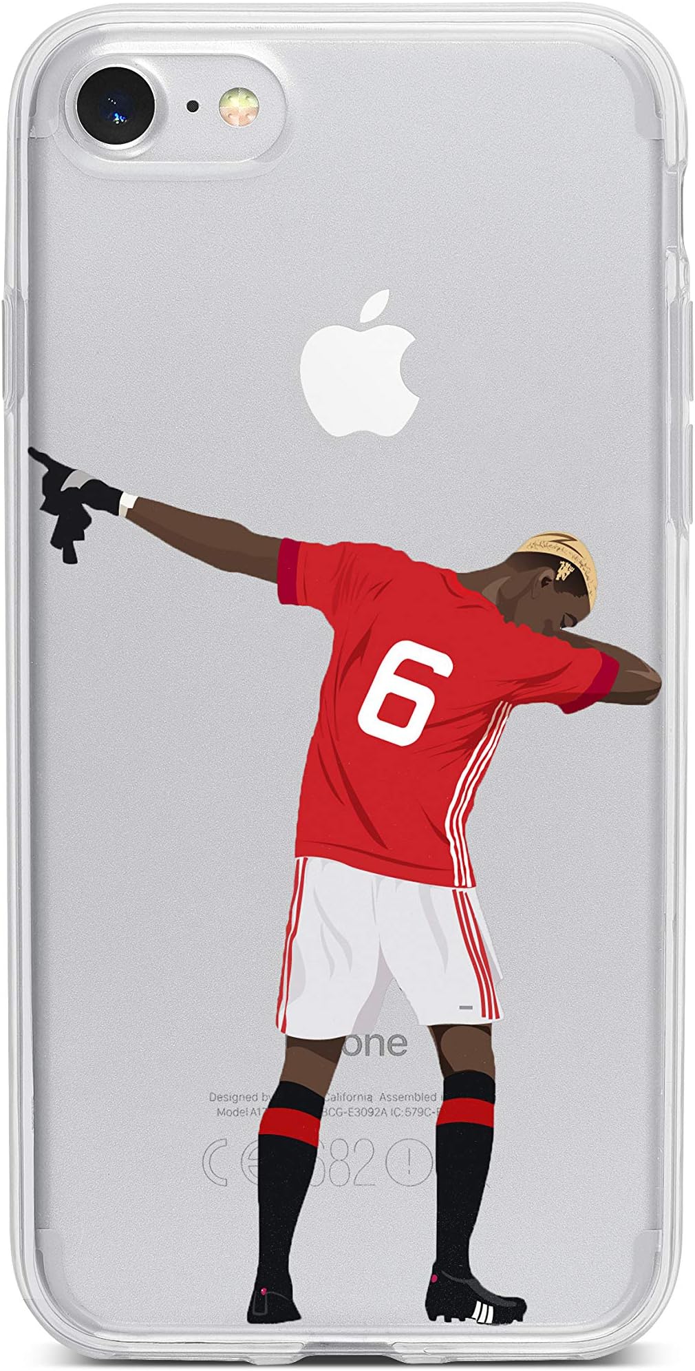 Protection For Everything iPhone 5/5S/SE Case football - Paul Pogba - Dab - Manchester United