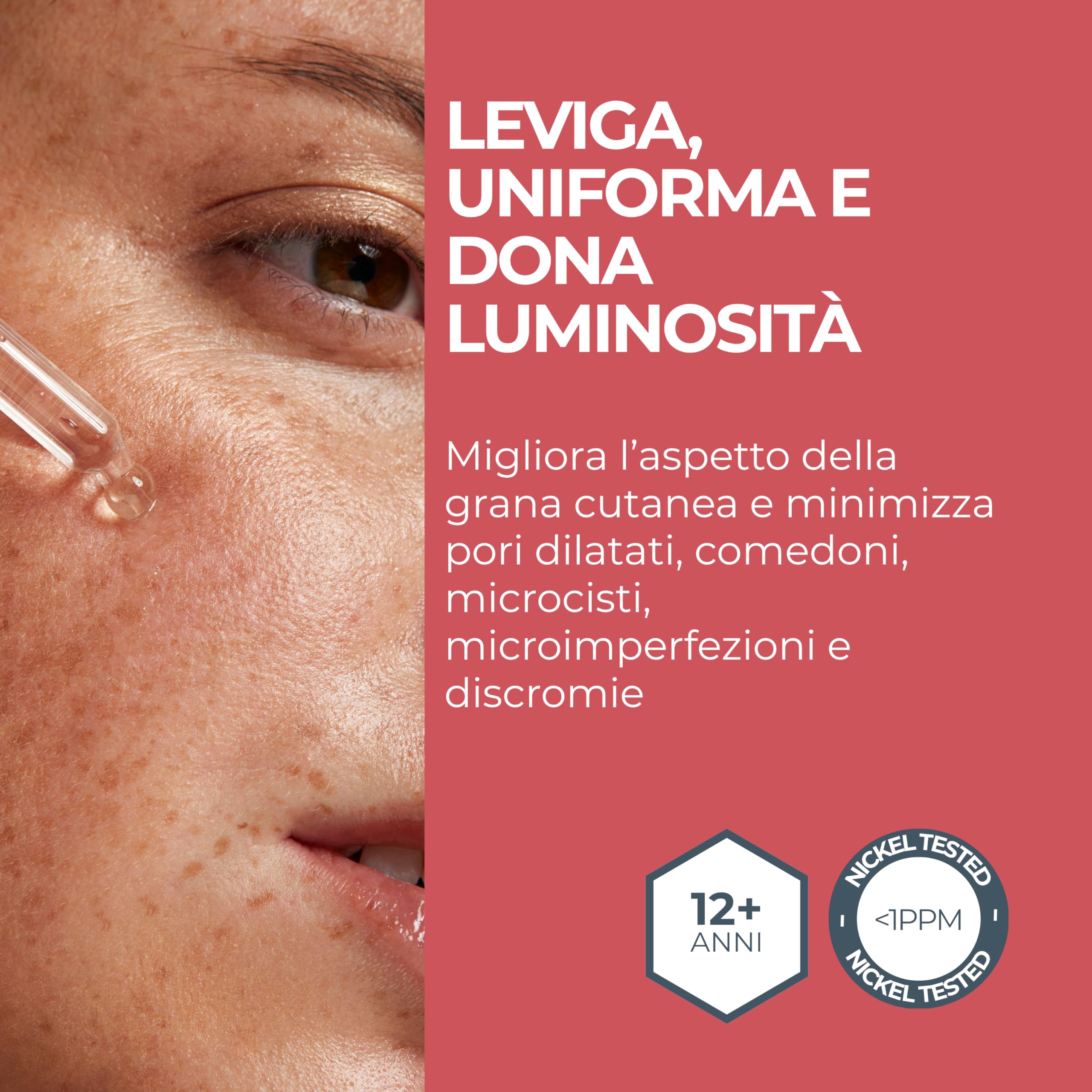 MOST - Glicosal Esfoliante Viso Micropeeling, Lozione con Acido Salicilico e Acido Glicolico - Delicata Azione Peeling Viso e Anti Macchie, Pelle a Tendenza Acneica, Impura, Melasma, Imperfezioni 50ml