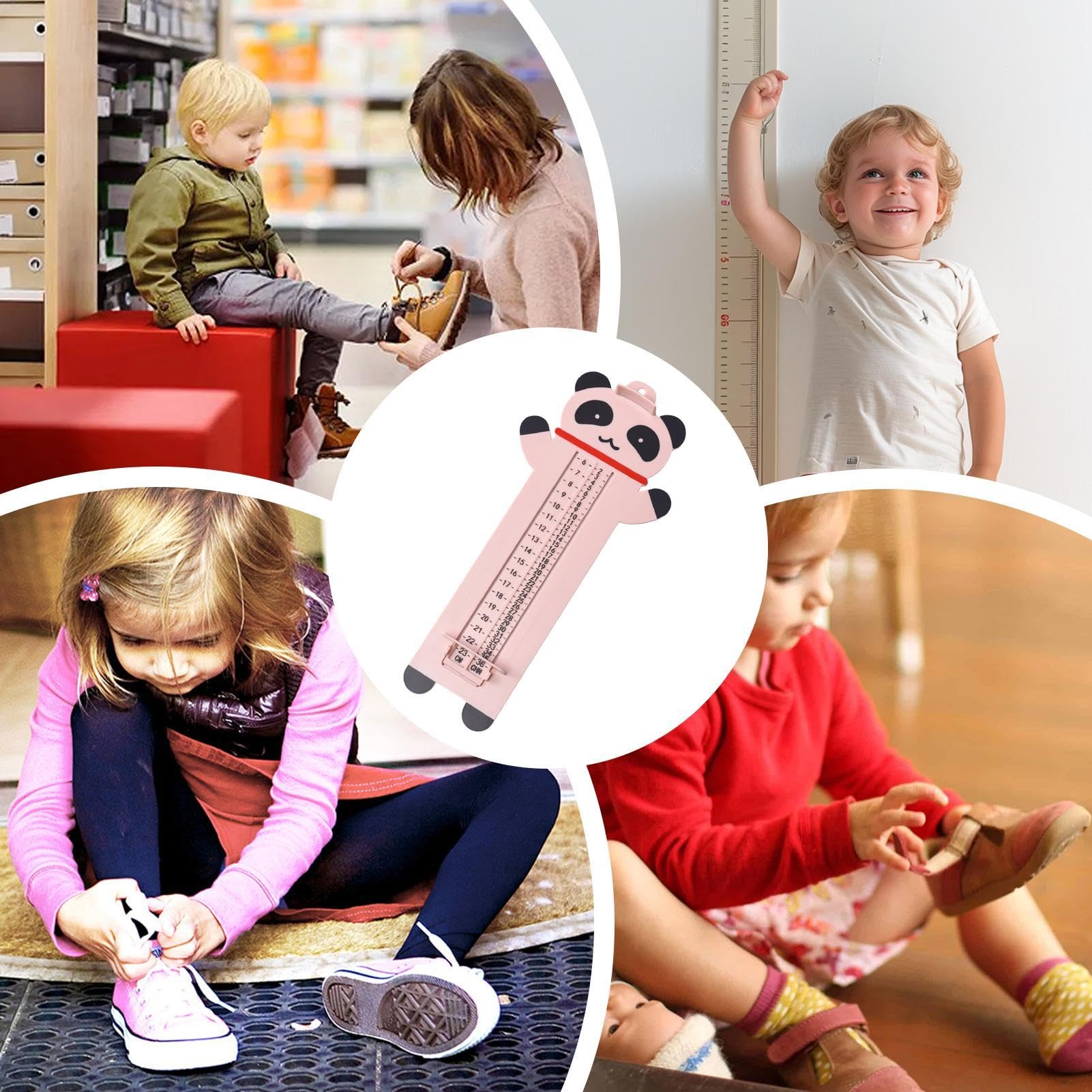 Mesureur de pieds, Pédimètre Adulte et Enfant, Dispositif de Mesure Pied pour Determiner la Pointure à Partir du Nourrisson, Appareil de mesure du pied pour le mesureur de chaussures pour enfant